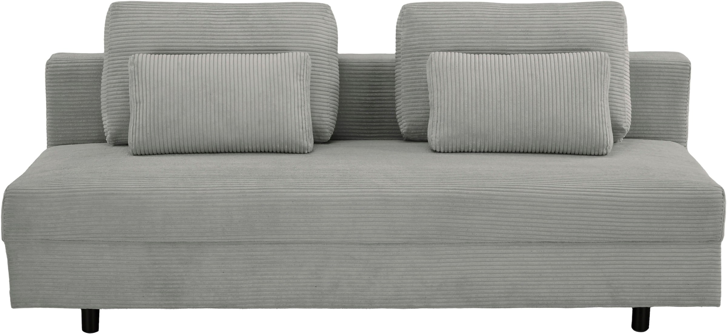OTTO home Schlafsofa »ONNIKO Cord, Breite: 192 cm, Liegefläche 121x192 cm, softer Cord-Bezug« mit Bettfunktion & Bettkasten