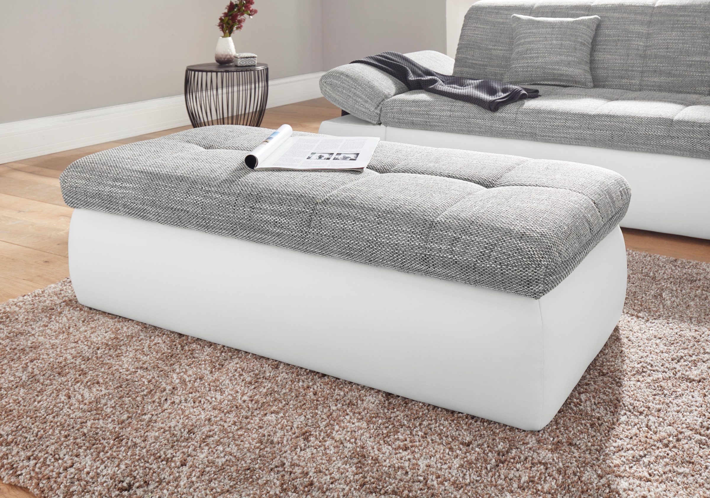 DOMO collection Hocker »PB Moric«, inklisive Staufach günstig online kaufen