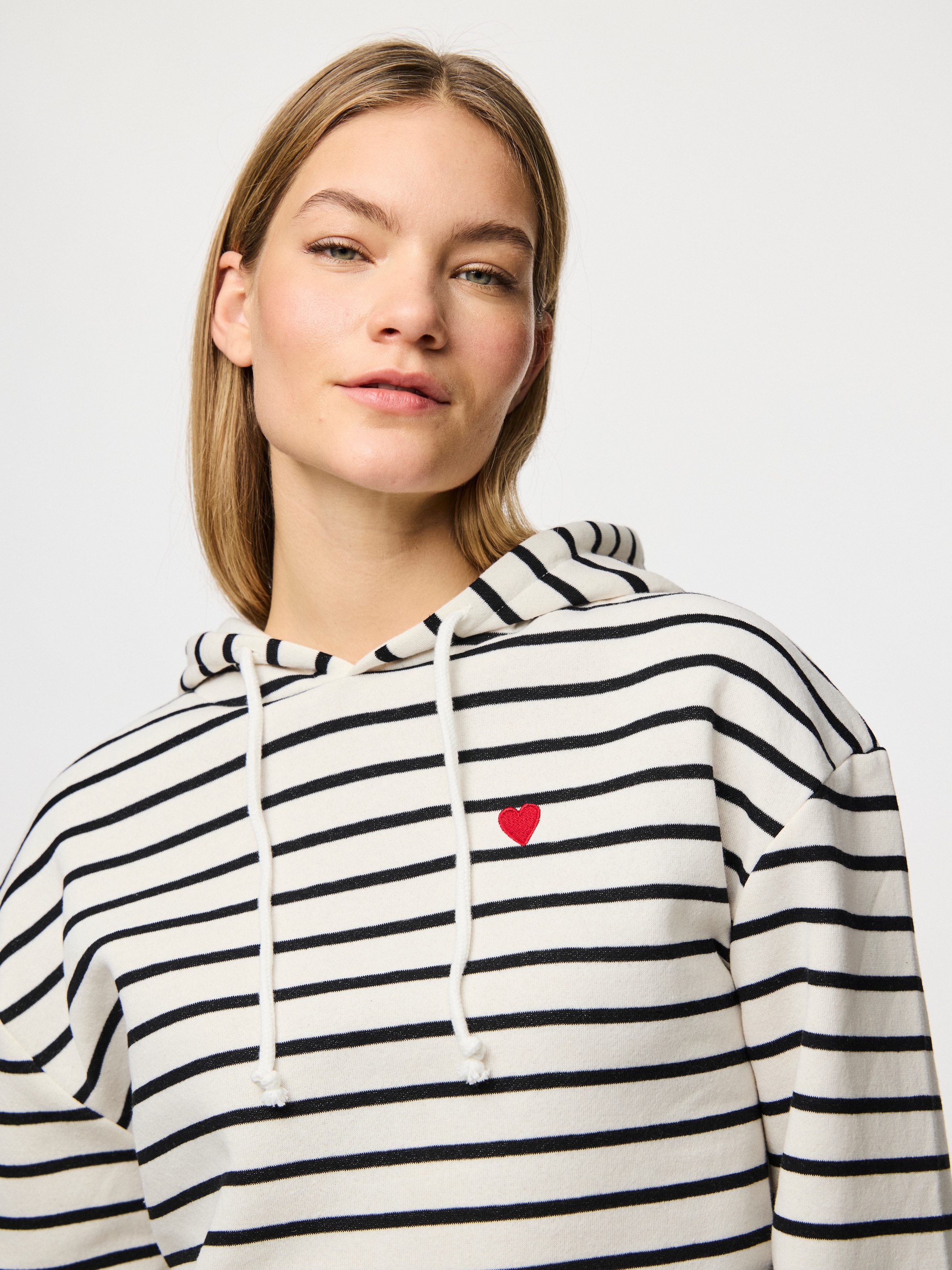 pieces Hoodie »PCCHILLI LS HOODIE STRIPES NOOS BC«
