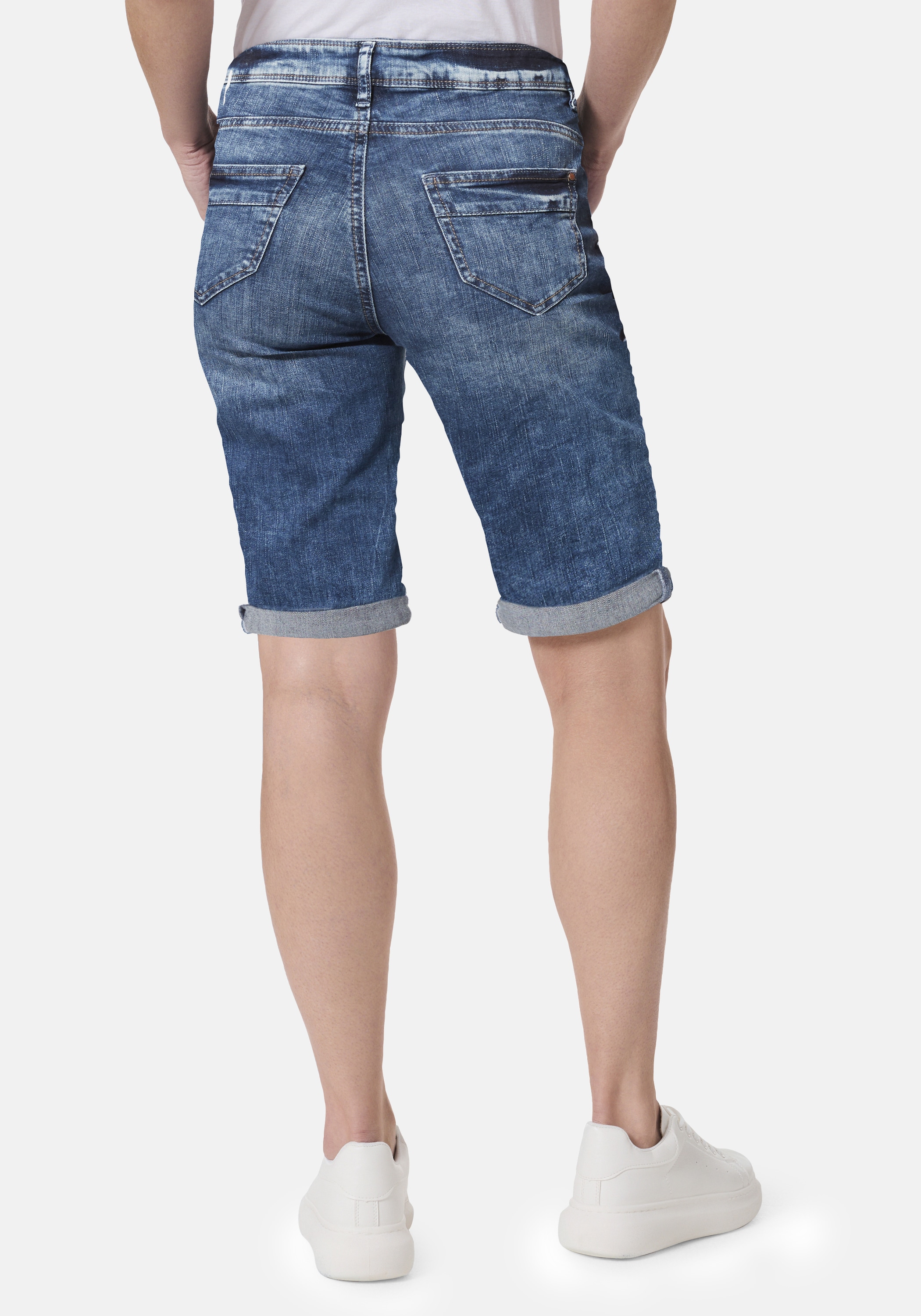 STOOKER WOMEN Bermudas »KORFU Bermuda Boyfriend Fit«, Bermuda 5-Pocket Boyfriend Fit Power Stretch für Damen