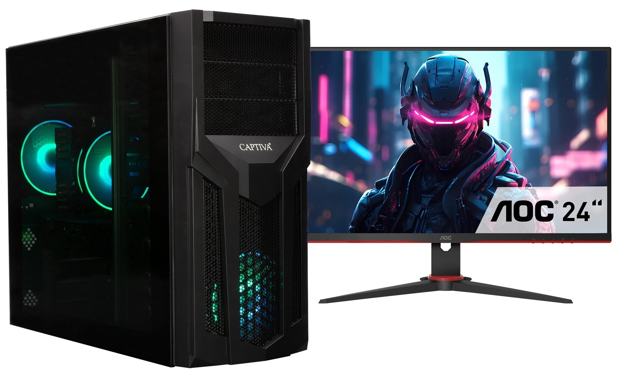 CAPTIVA Gaming-PC »Advanced Gaming R83-199 TFT Bundle«