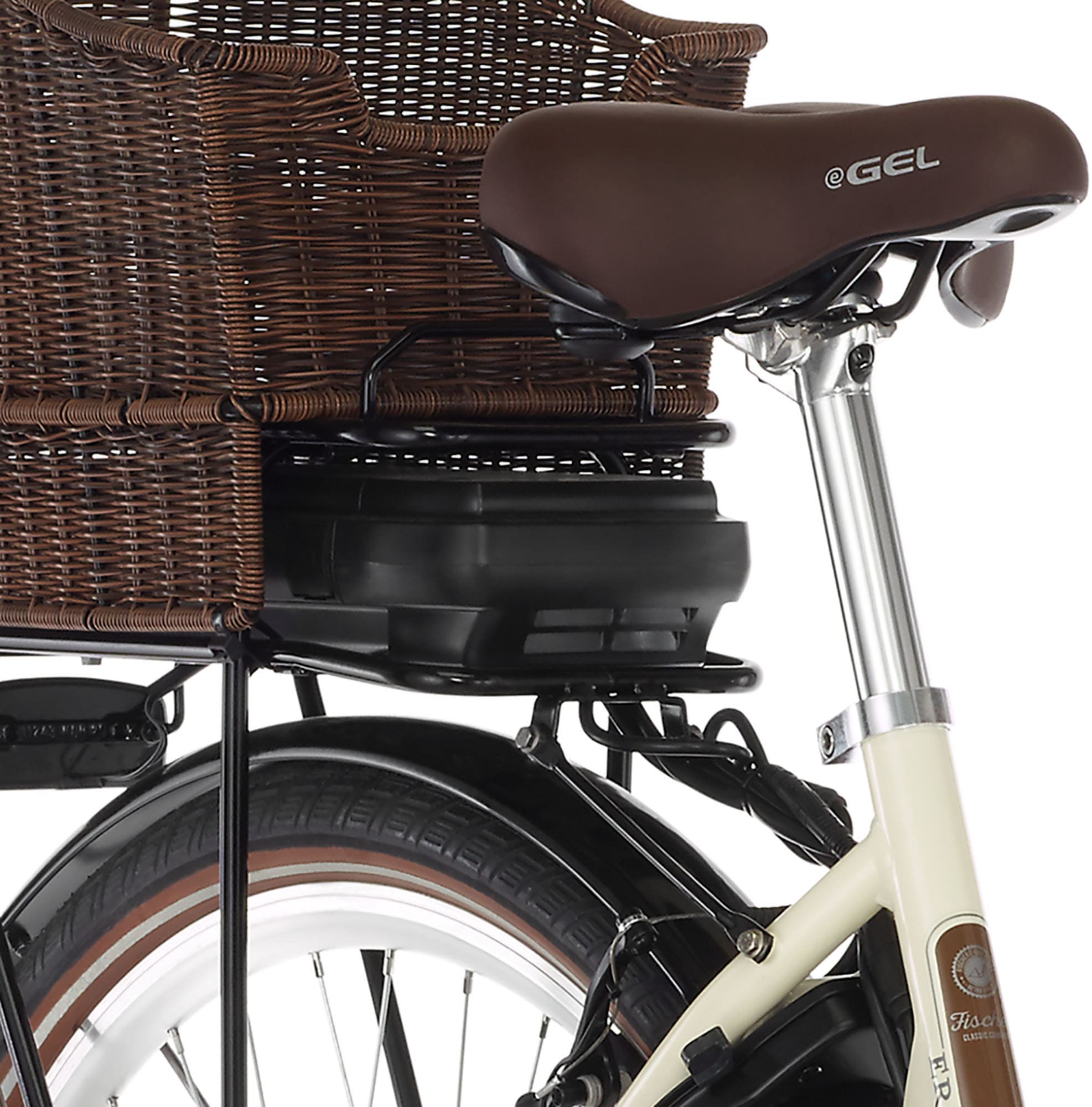 FISCHER Fahrrad E-Bike »CITA ER 1804 418 48«, 3 Gang, Shimano, Nexus, Frontmotor 250 W, (Schloss), Pedelec, Elektrofahrrad für Damen u. Herren