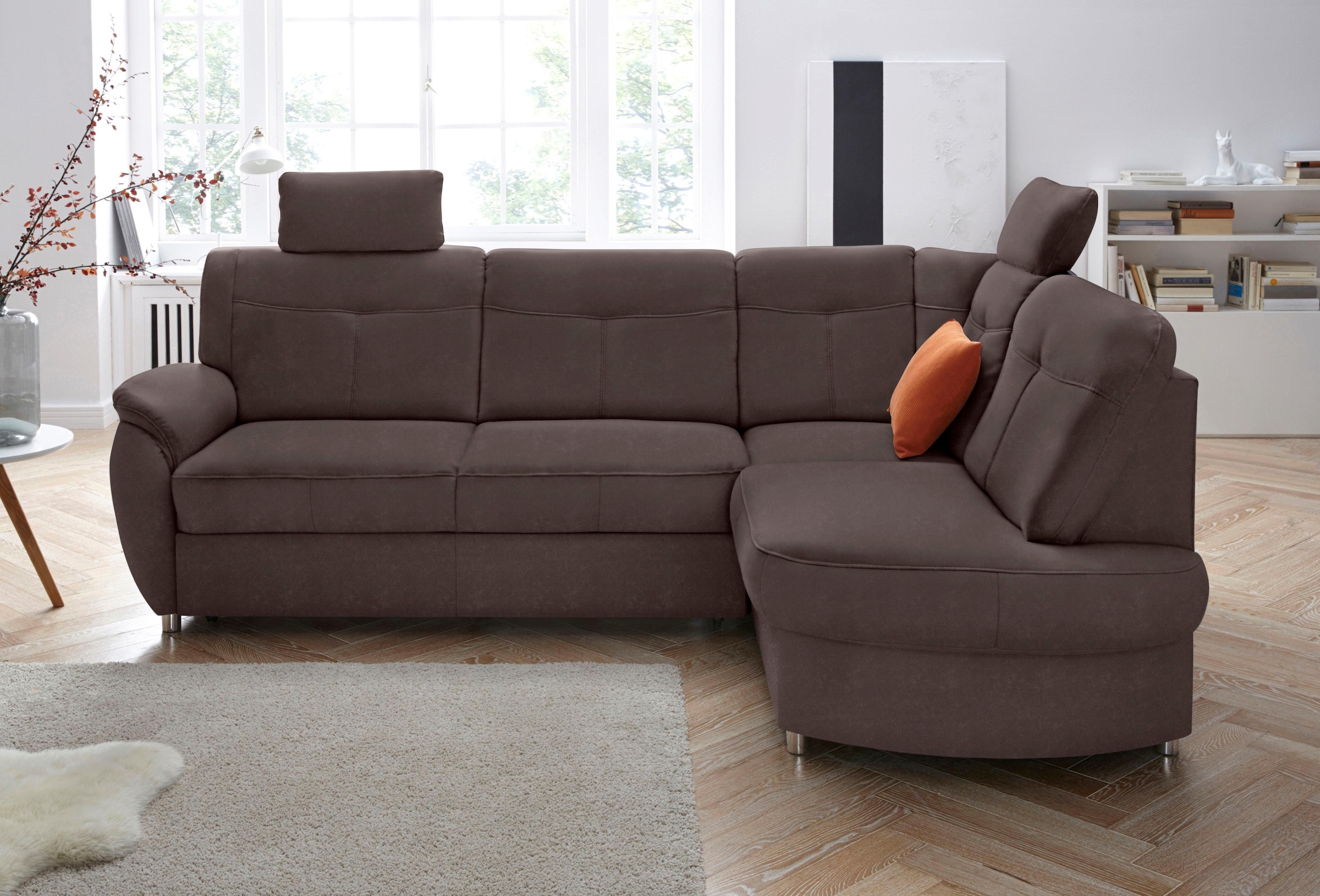 sit&more Ecksofa »Sonoma L-Form« wahlweise mit Bettfunktion und Bettkasten günstig online kaufen