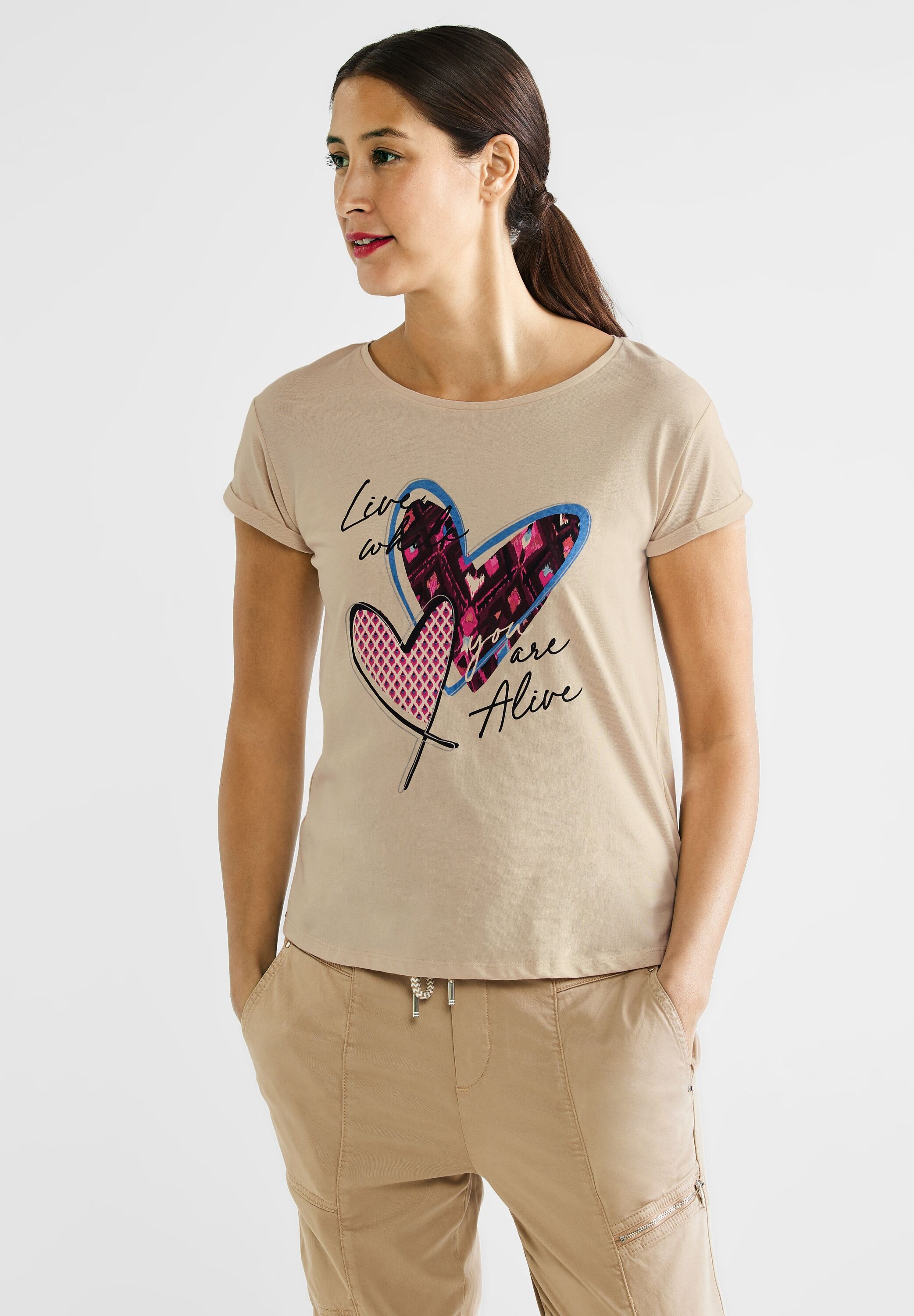 STREET ONE T-Shirt, aus reiner Baumwolle kaufen