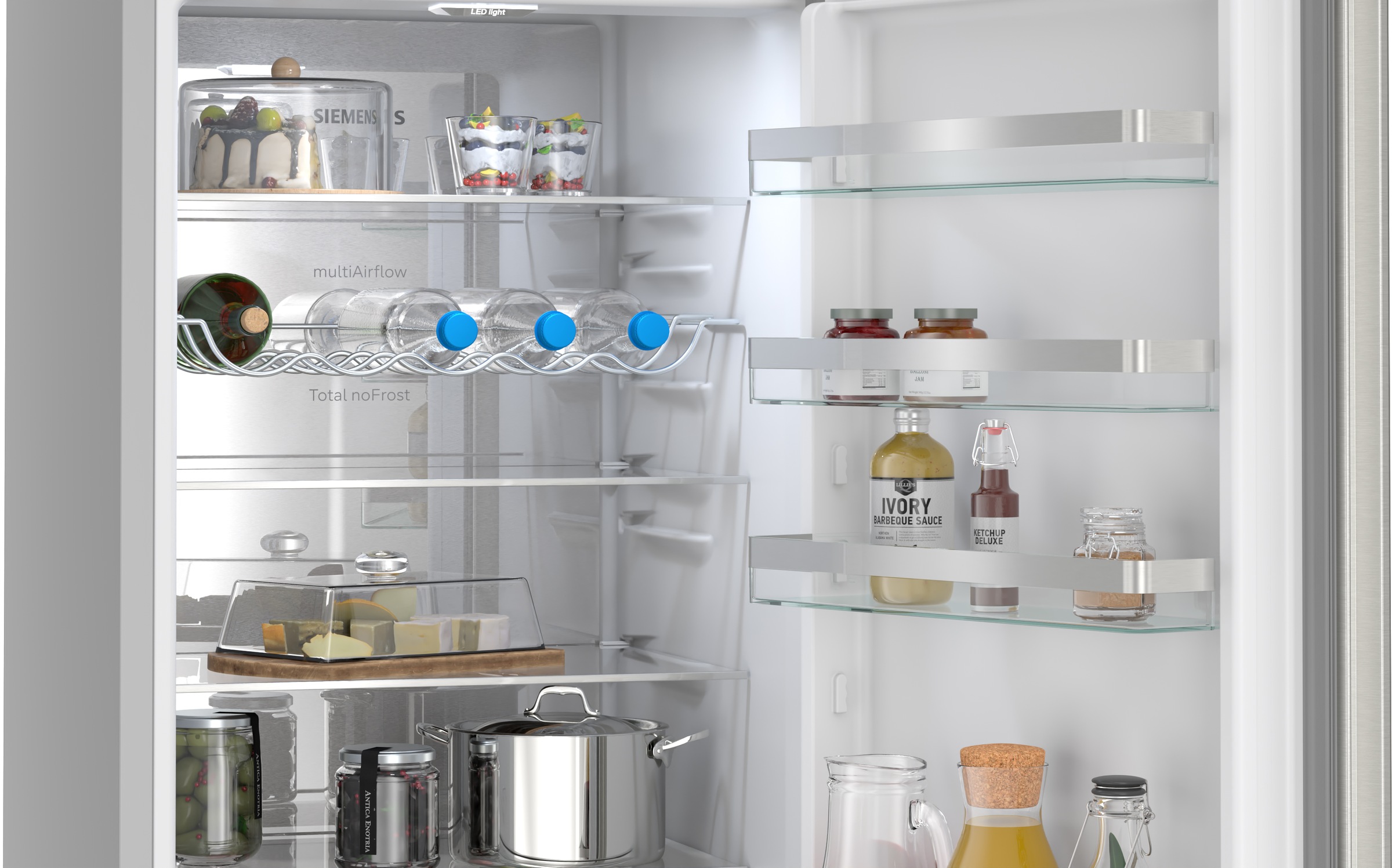 SIEMENS Kühl-/Gefrierkombination iQ300 »KG39NVIBG« 203 cm hoch 60 cm breit hyperFresh System für frisches Obst und Gemüse sowie Total noFrost