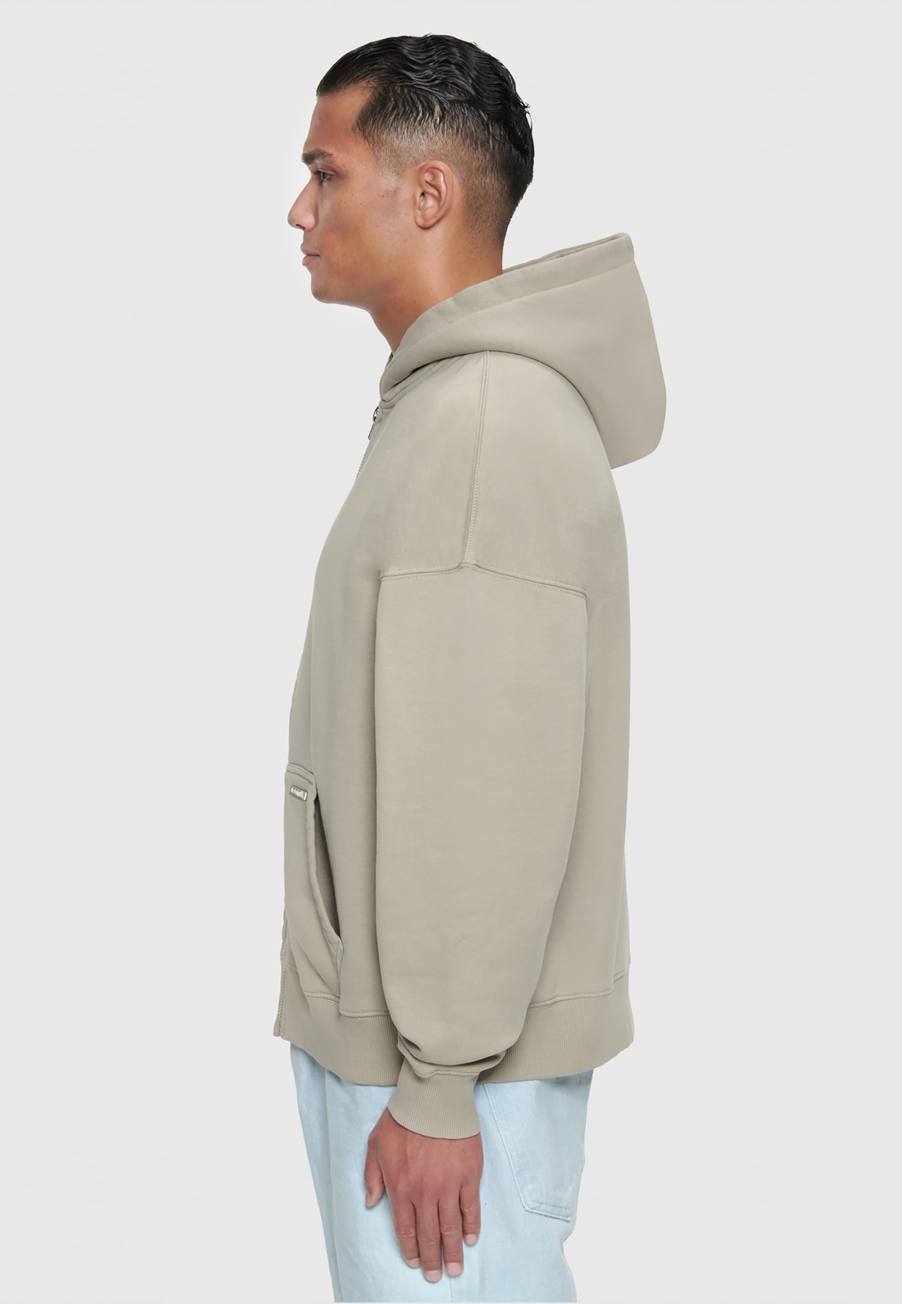 Dropsize Sweatjacke »Dropsize Herren Bazix Republiq Super Heavy Rib Zipper«