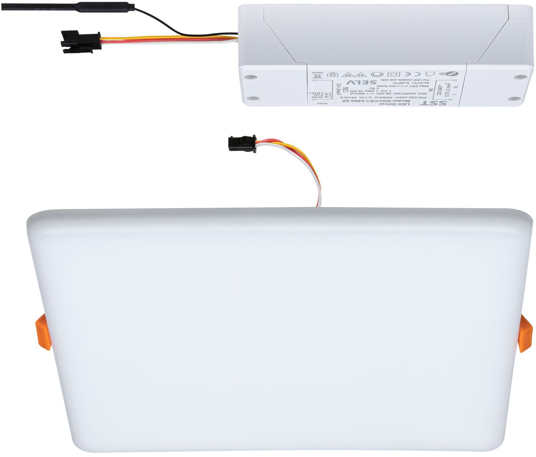 LED Bad-Einbauleuchte »Veluna«, Schutzart IP44, Gr. 21,5 x 21,5 cm