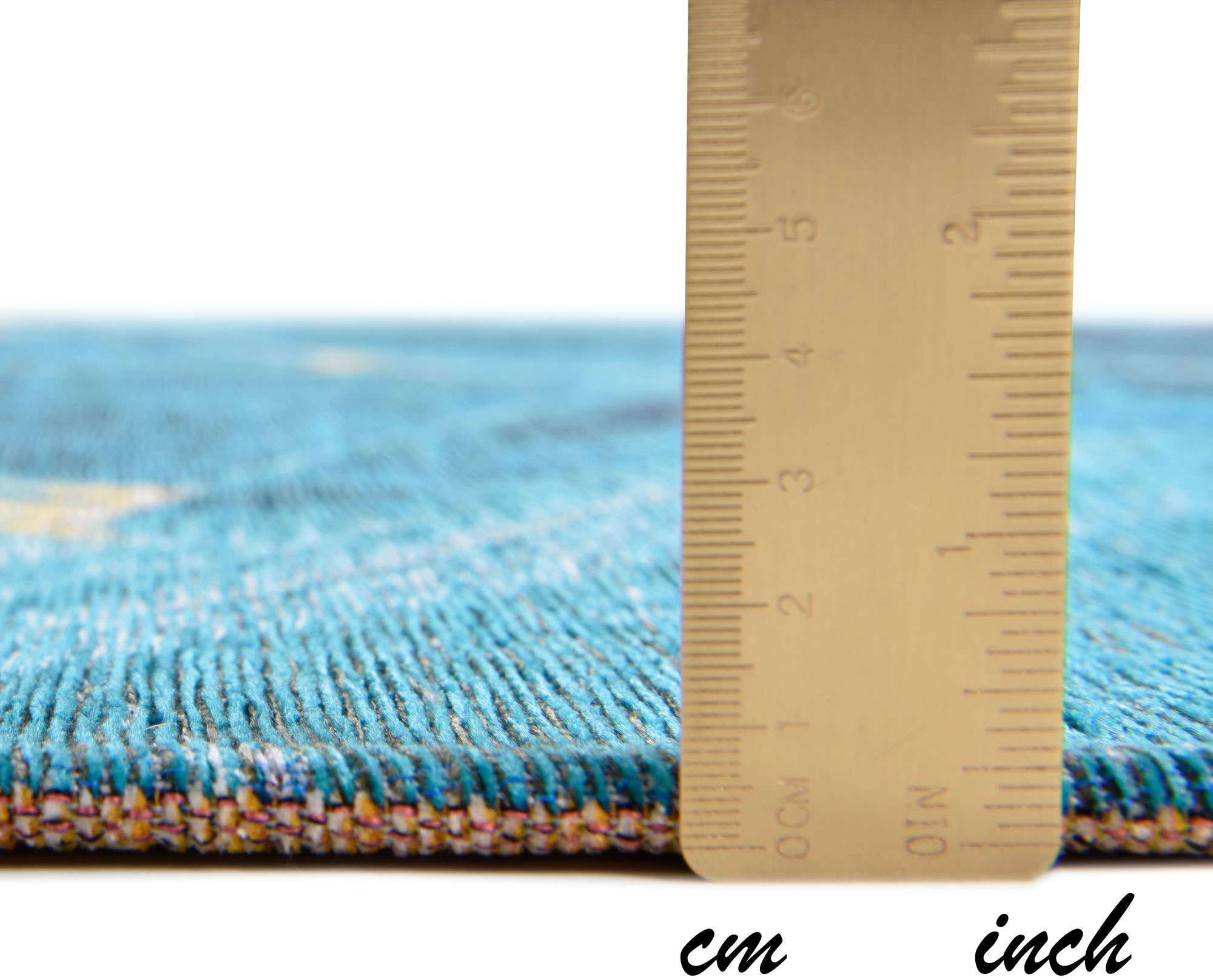 Gino Falcone Teppich »Cosima-110«, rechteckig, 3 mm Höhe, flachgeweber Jaquard-Teppich, mit Chenillegarn, modernes Design