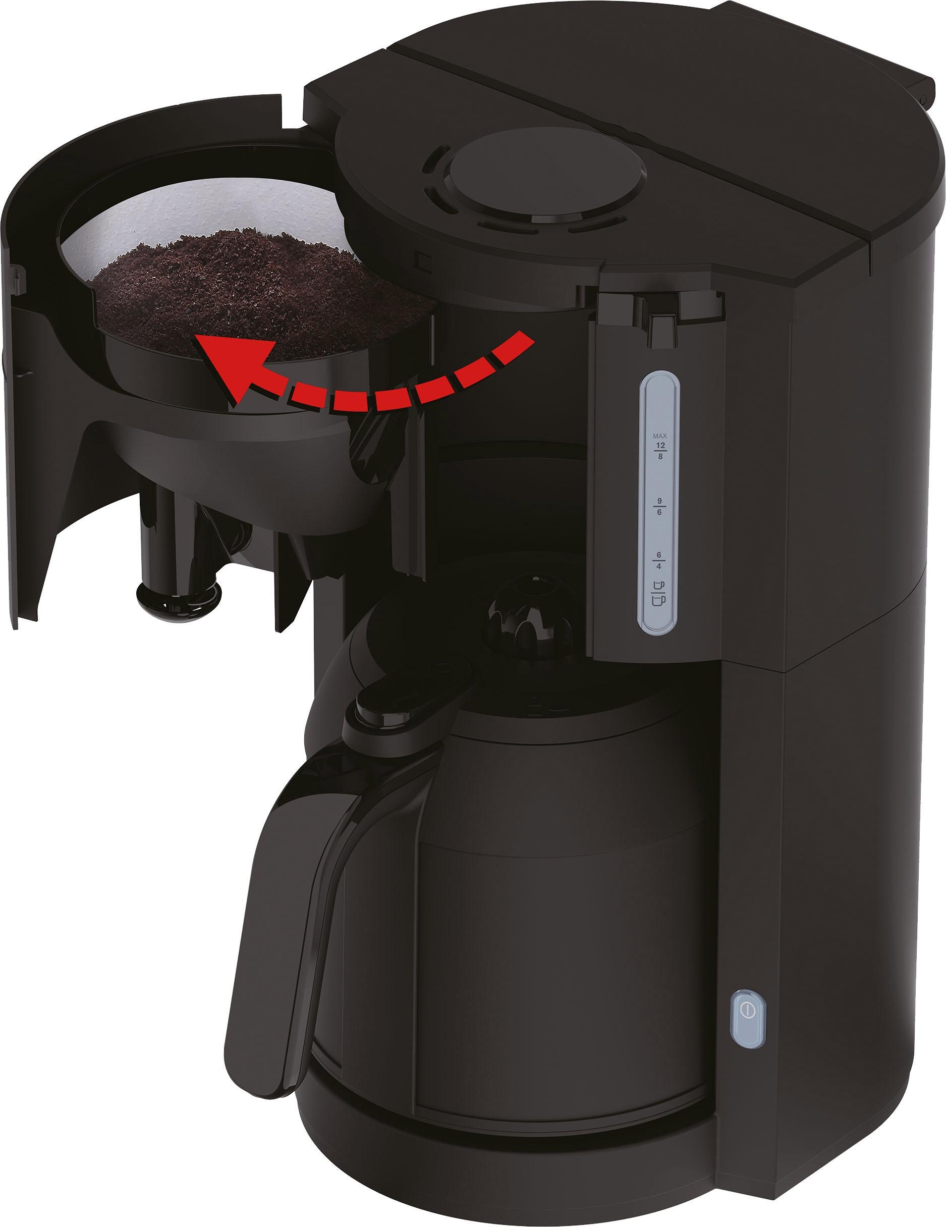 Krups Filterkaffeemaschine »Pro Aroma KM3038«, 1 l Kaffeekanne, Papierfilter