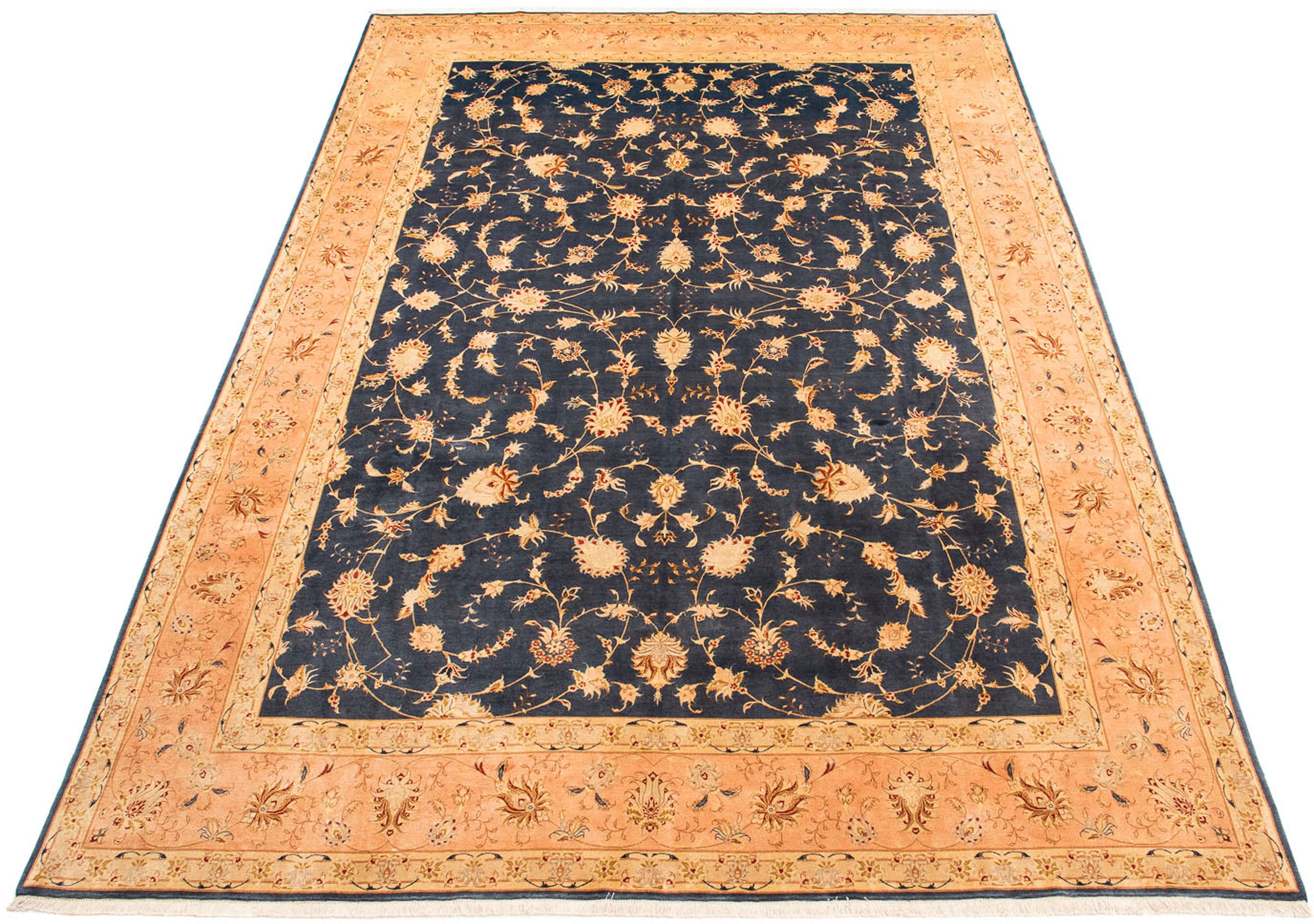 morgenland Orientteppich »Perser - Täbriz - Royal - 415 x 298 cm - dunkelbl günstig online kaufen