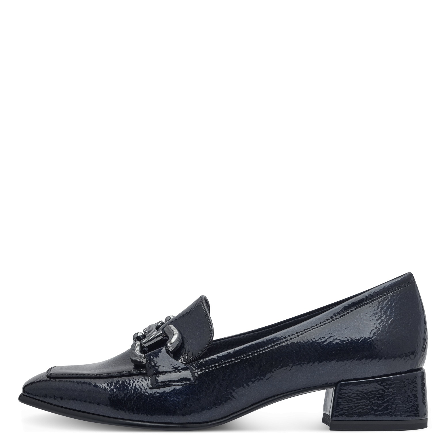 Tamaris Slipper, Blockabsatz, Pumps, Halbschuh, Schlupfschuh mit modischer Zierspange