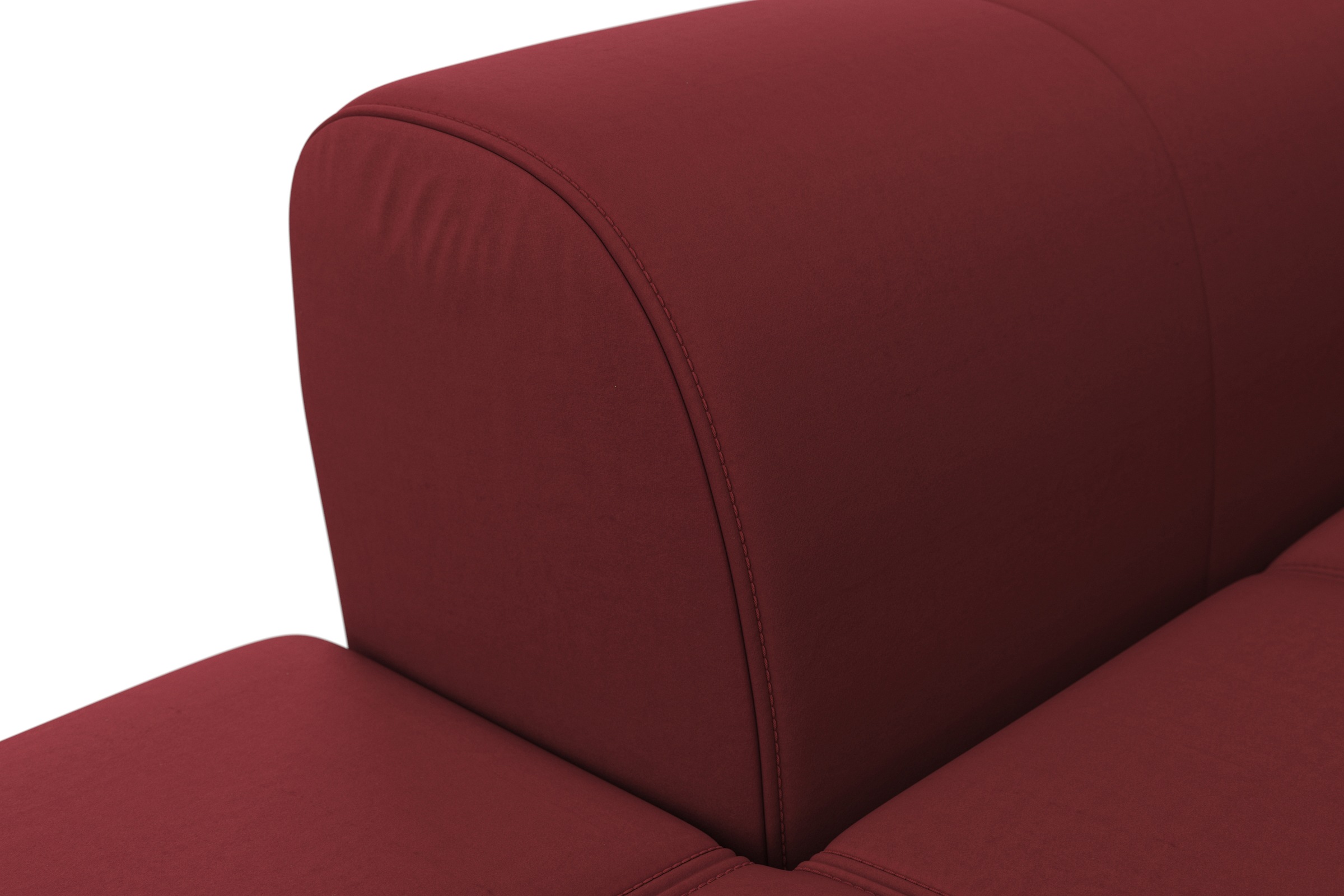sit&more Ecksofa »Bendigo L-Form«, inklusive Sitztiefenverstellung, Bodenfreiheit 12 cm, in 2 Fußfarben