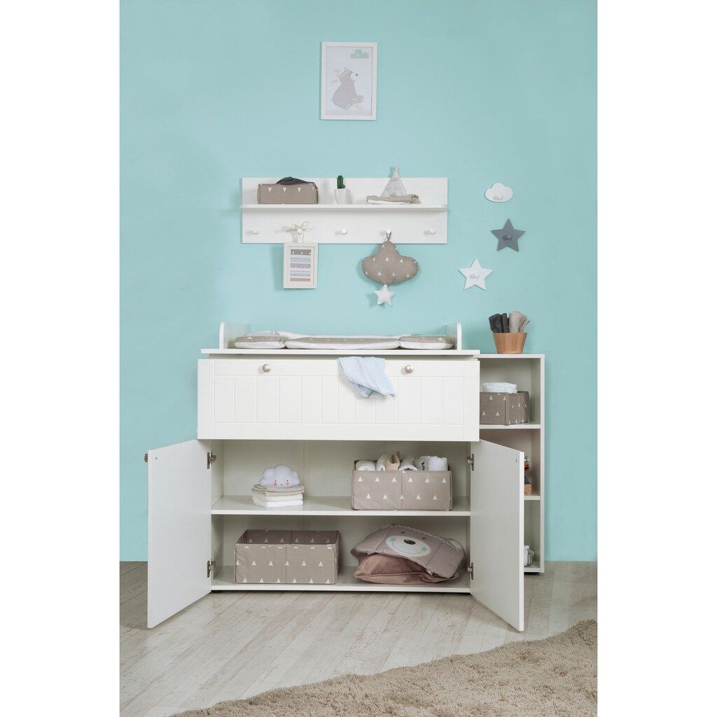 roba® Babymöbel-Set »Mia«, (Spar-Set, 2 St., Kinderbett, Wickelkommode)