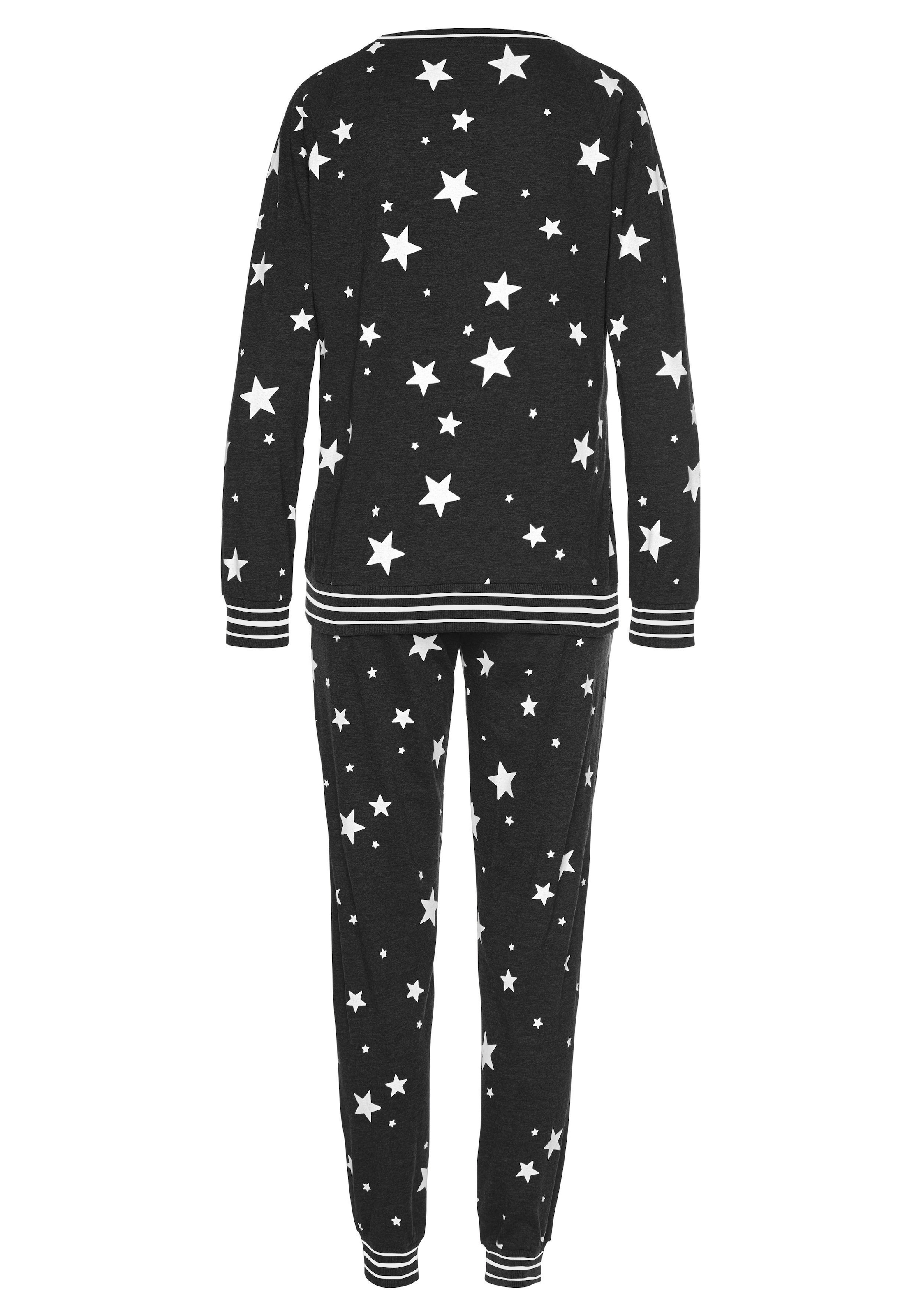 Sternedruck Pyjama, mit Dreams kaufen günstig Vivance