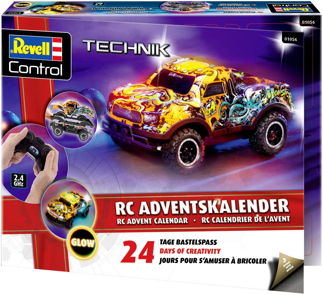 Revell® Spielzeug-Adventskalender »RC Christmas Driver«, ab 6 Jahren, mit beleuchteter Karosserie