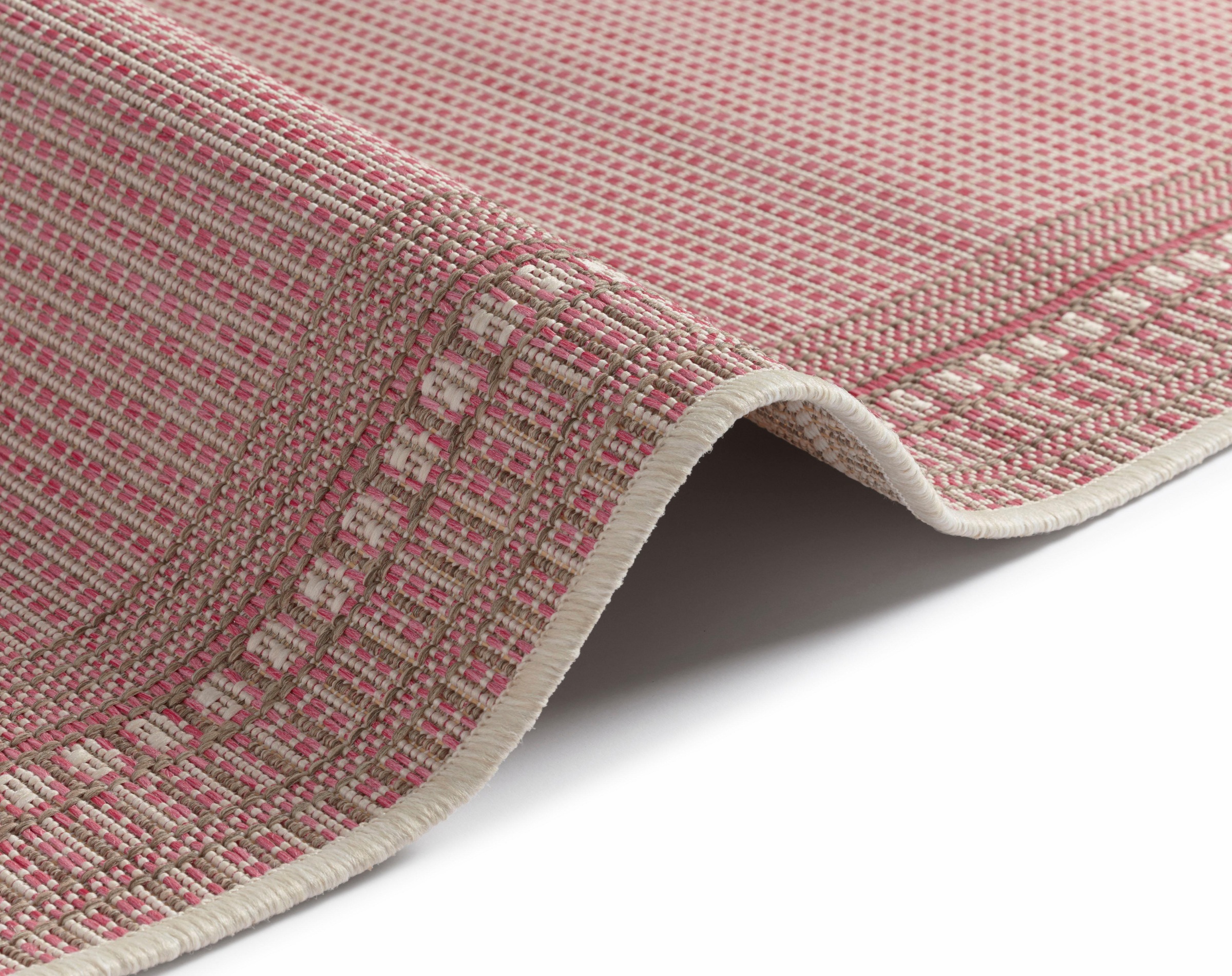 freundin Home Collection Teppich »Ocean«, rechteckig, 4 mm Höhe, In-und Outdoor geeignet, Strapazierfähig und pflegeleicht, Flachgewebe