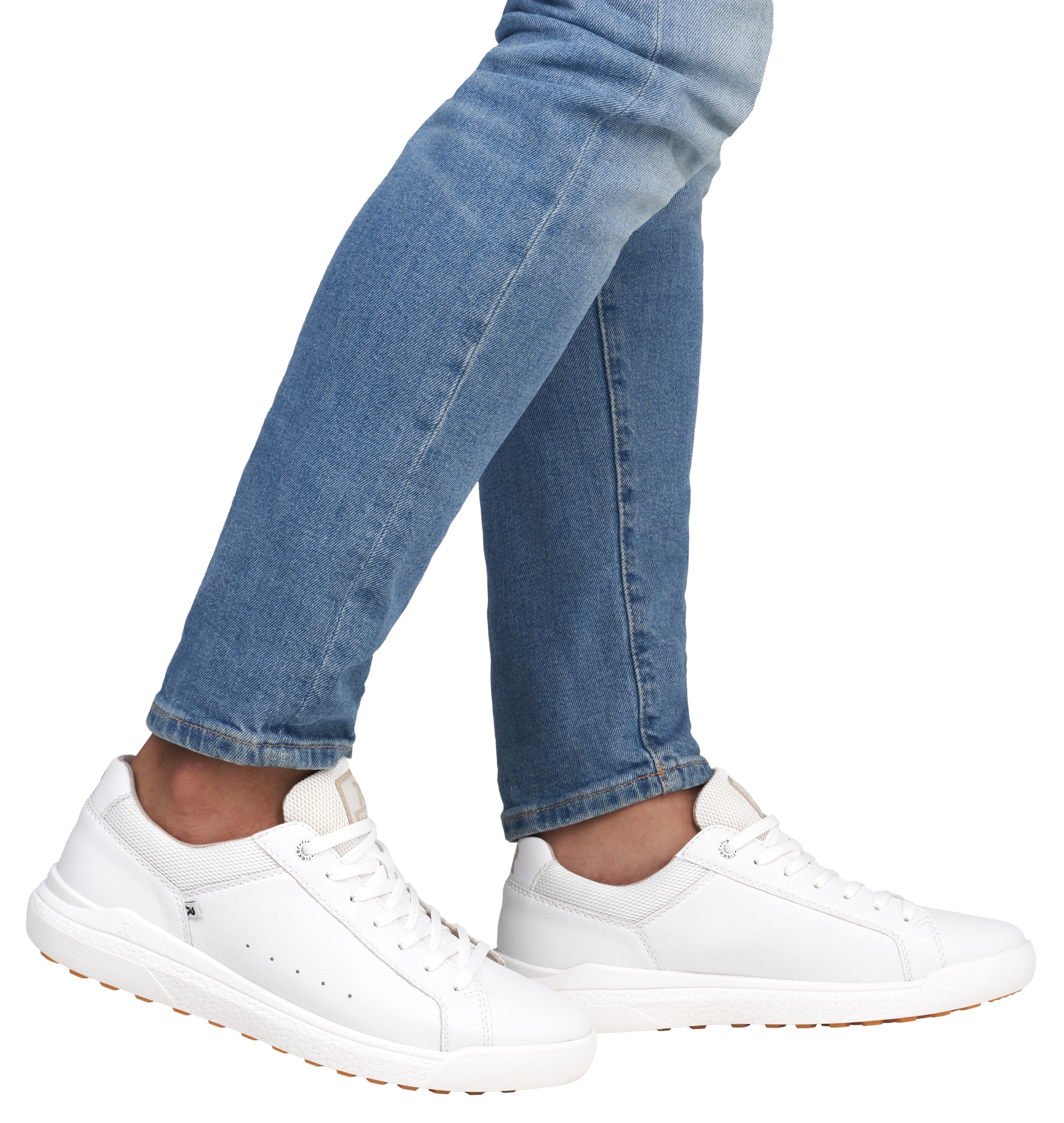 RIEKER Sport Sneaker, mit gepolstertem Schaftrand, Freizeitschuh, Halbschuh, Schnürschuh