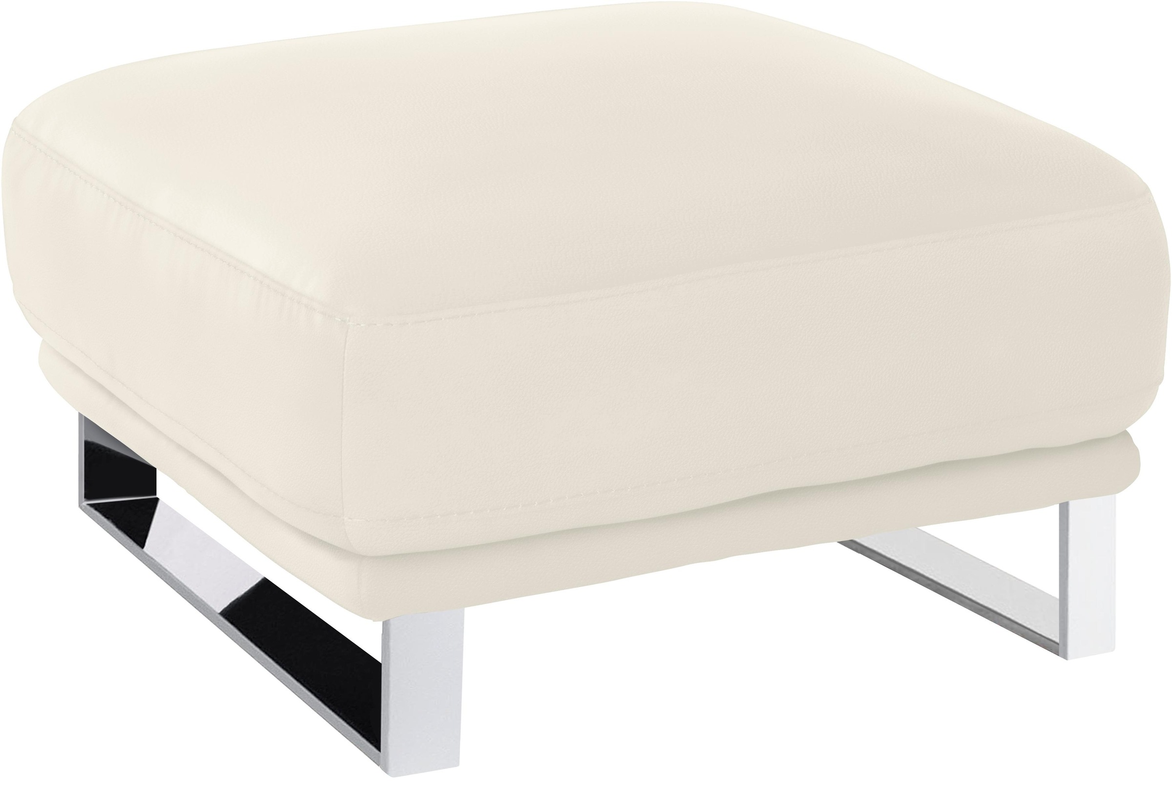 W.SCHILLIG Hocker »montanaa«, mit Metallkufen in Chrom glänzend, Breite 71 cm