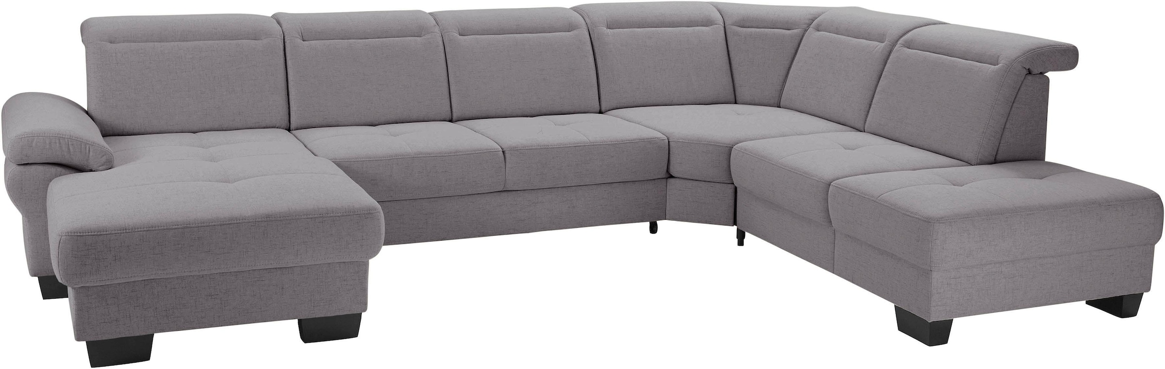 Home affaire Wohnlandschaft »Cornwall U-Form« inkl. Sitztiefenverstellung, günstig online kaufen