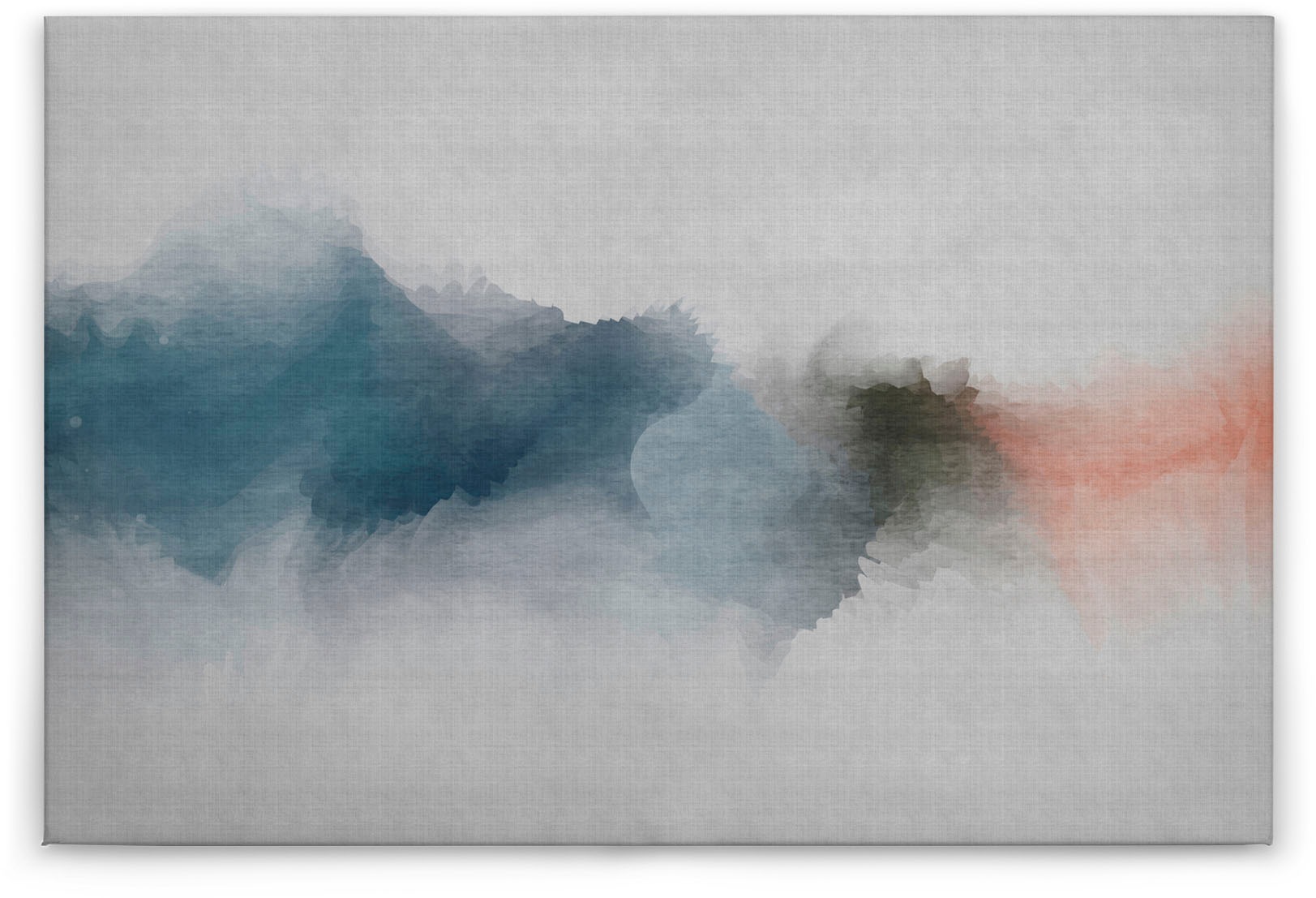 A.S. Création Leinwandbild »daydream«, Kunst-Abstrakt-Kinder, (1 St.), Keilrahmen Bild Farben Grau Bunt Leinwand-Bild Wohnzimmer modern Wand