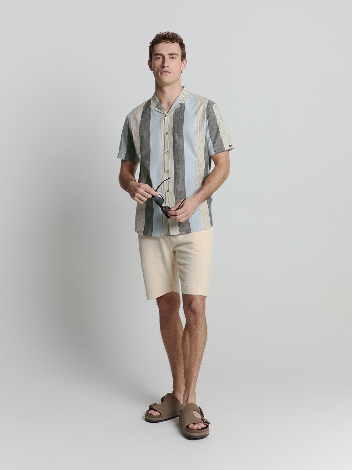 NO EXCESS Langarmhemd »No Excess Gestreiftes Hemd«