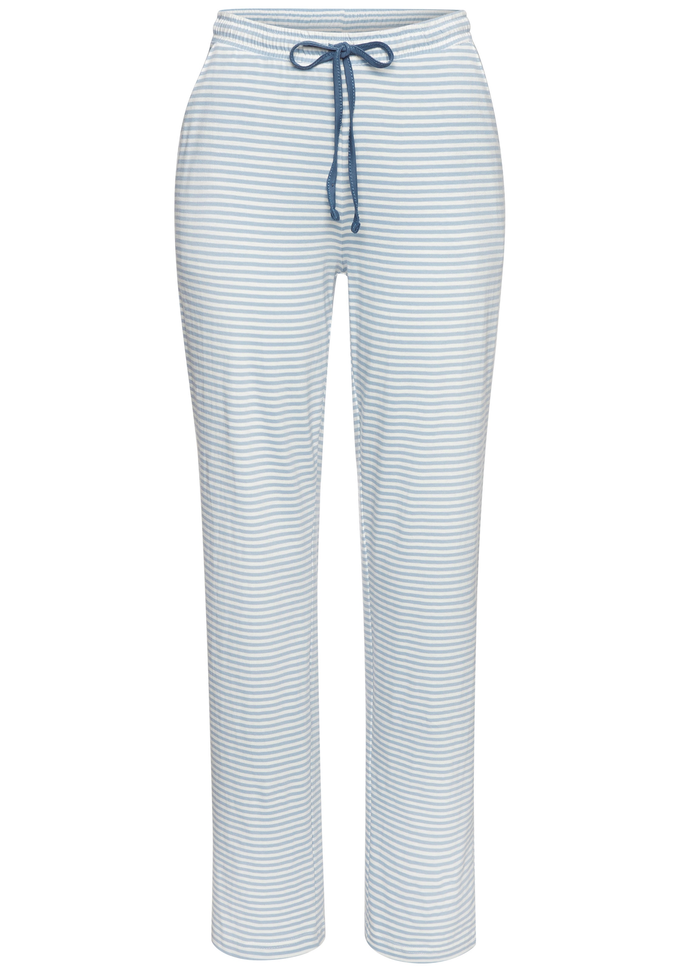 Vivance Dreams Pyjama Set, 2-teilig, 2 tlg. mit feinem Streifenmuster