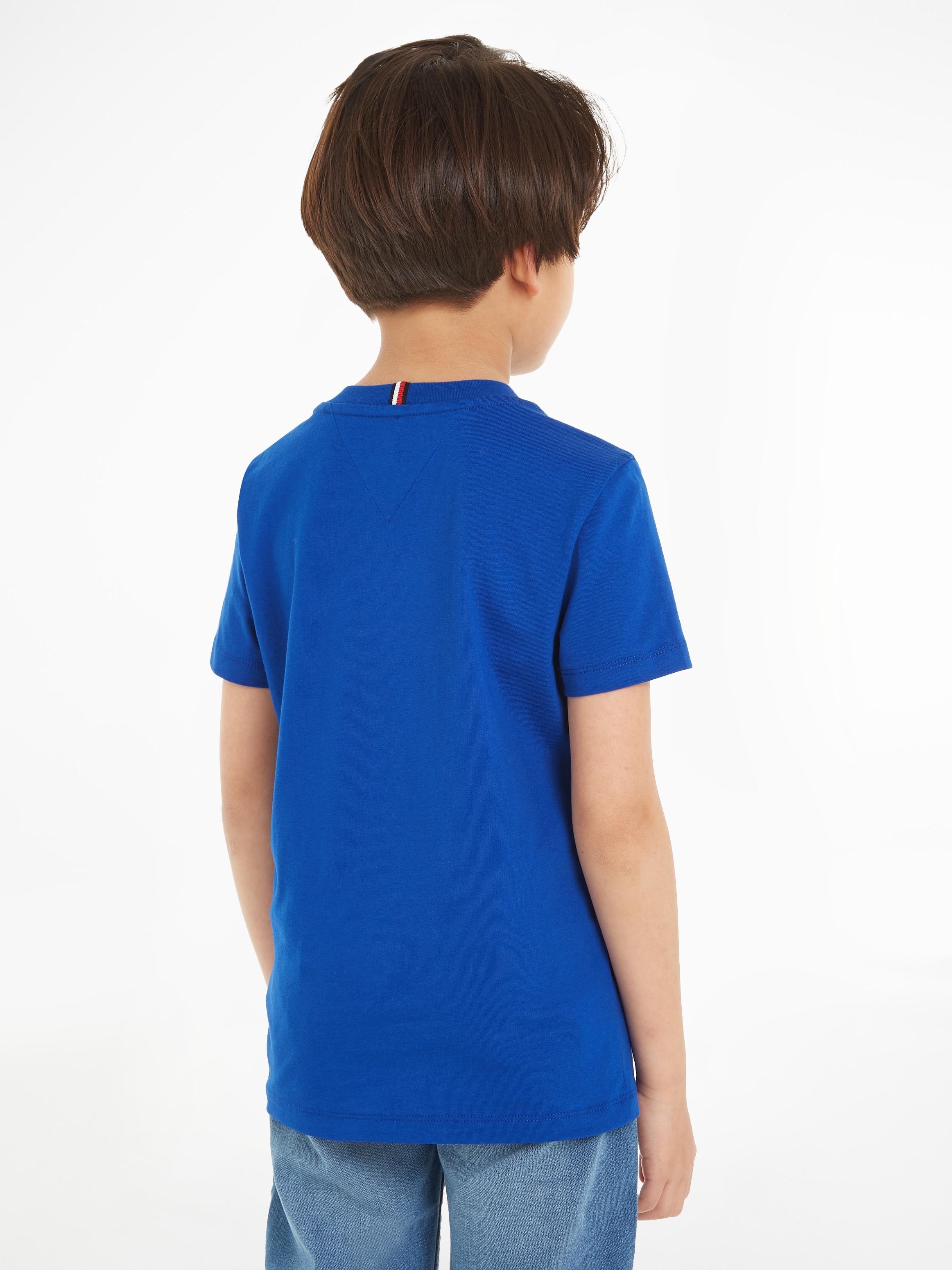 Tommy Hilfiger T-Shirt »HILFIGER SCRIPT TEE S/S«, mit großem Logoschriftzug