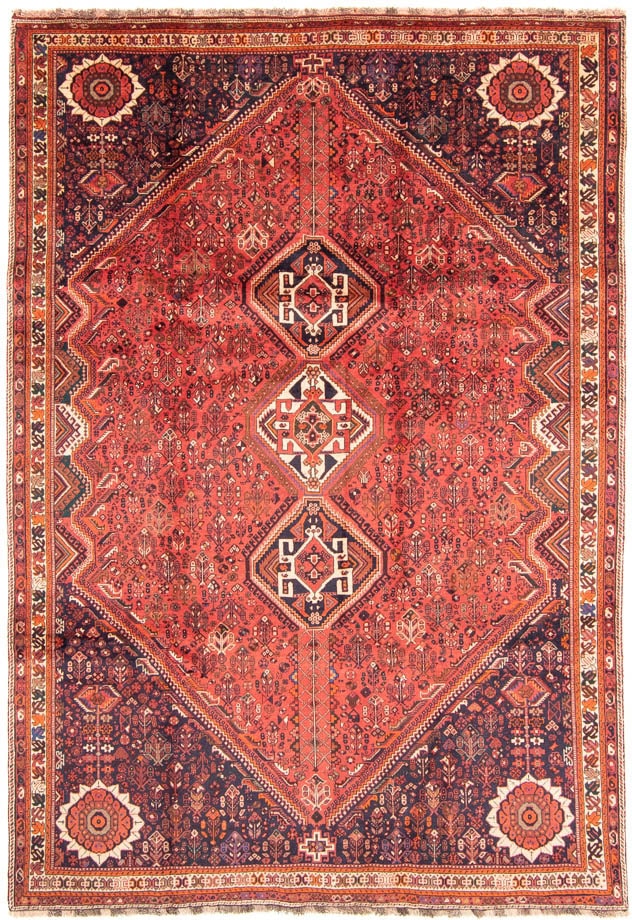 morgenland Orientteppich »Perser - Nomadic - 315 x 220 cm - dunkelrot«, rec günstig online kaufen