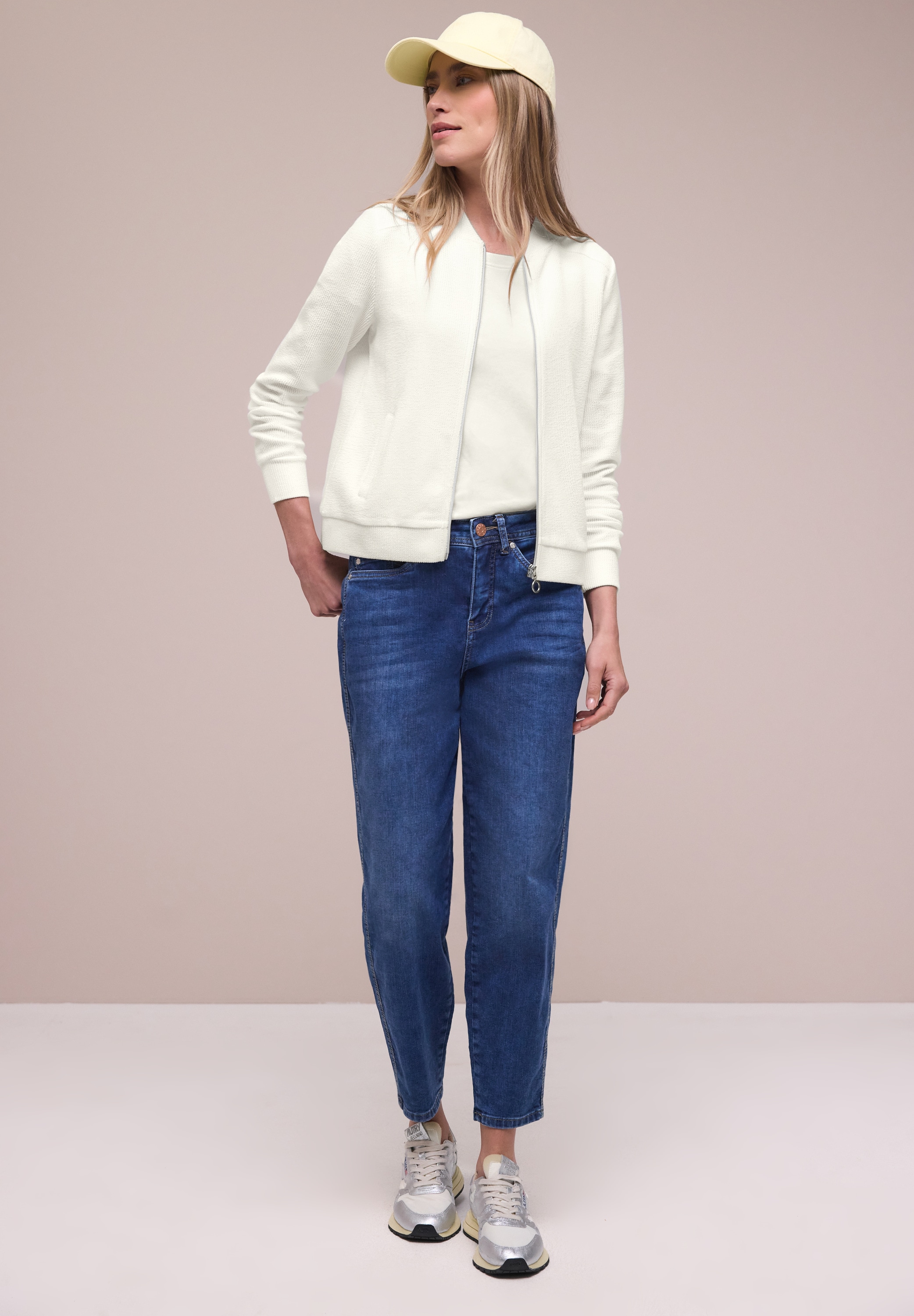 STREET ONE Blouson ohne Kapuze mit Zipper und Struktur