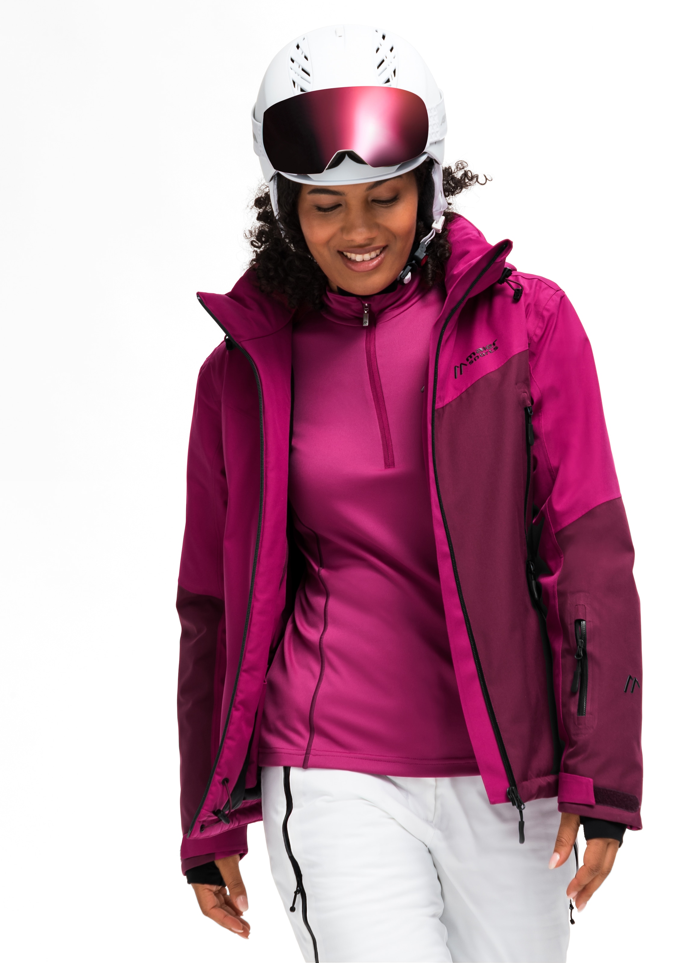 Maier Sports Skijacke »Nuria«, Damen Winterjacke, wind- und wasserdicht, 3 RV-Taschen, Regular Fit