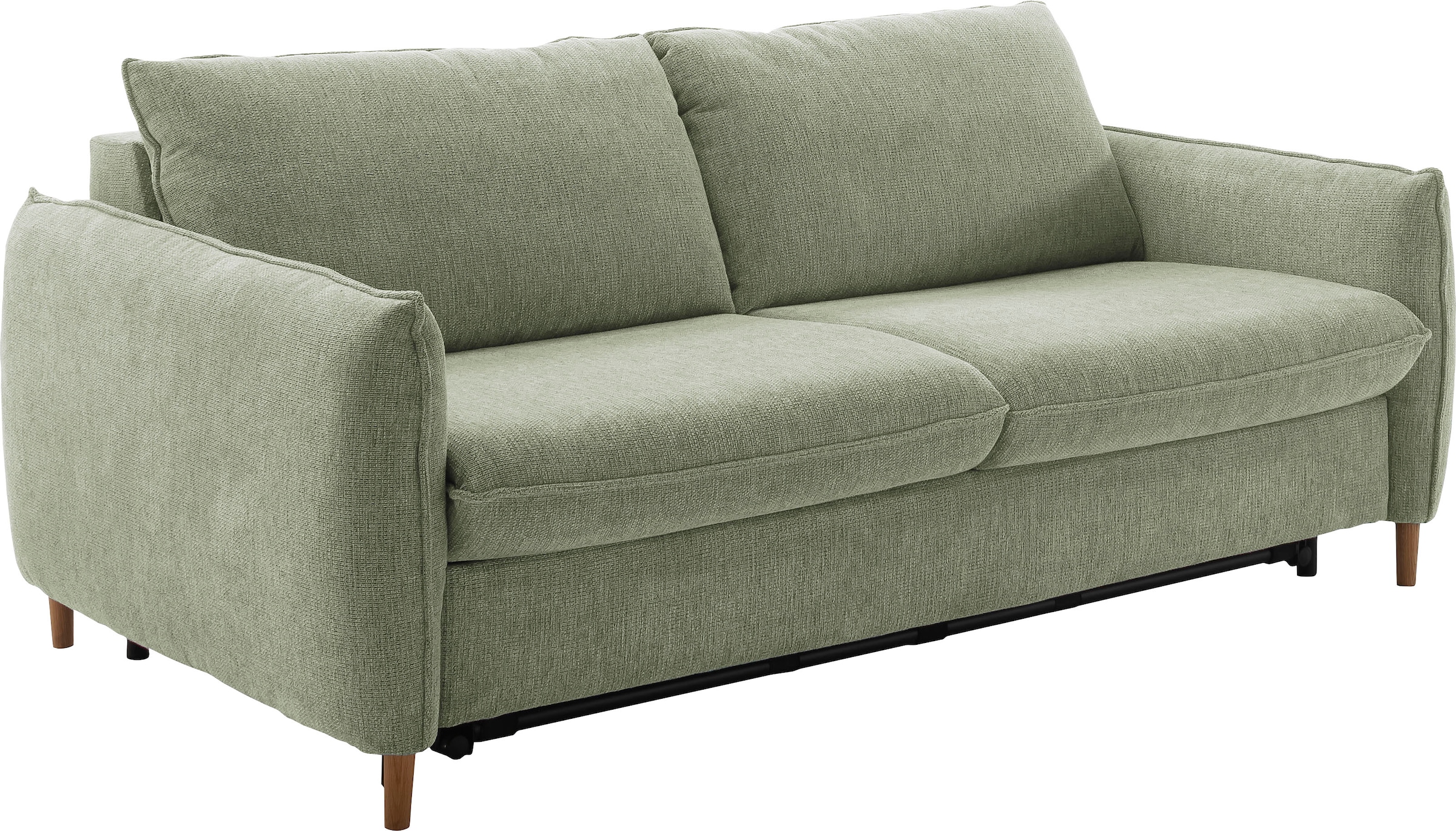 Places of Style Schlafsofa »Bacoli für Dauerschläfer geeignet durch hochwertigen Faltbeschlag«, in 3 Breiten und 3 Matratzenausführungen, belastbar 200 bis 270 kg