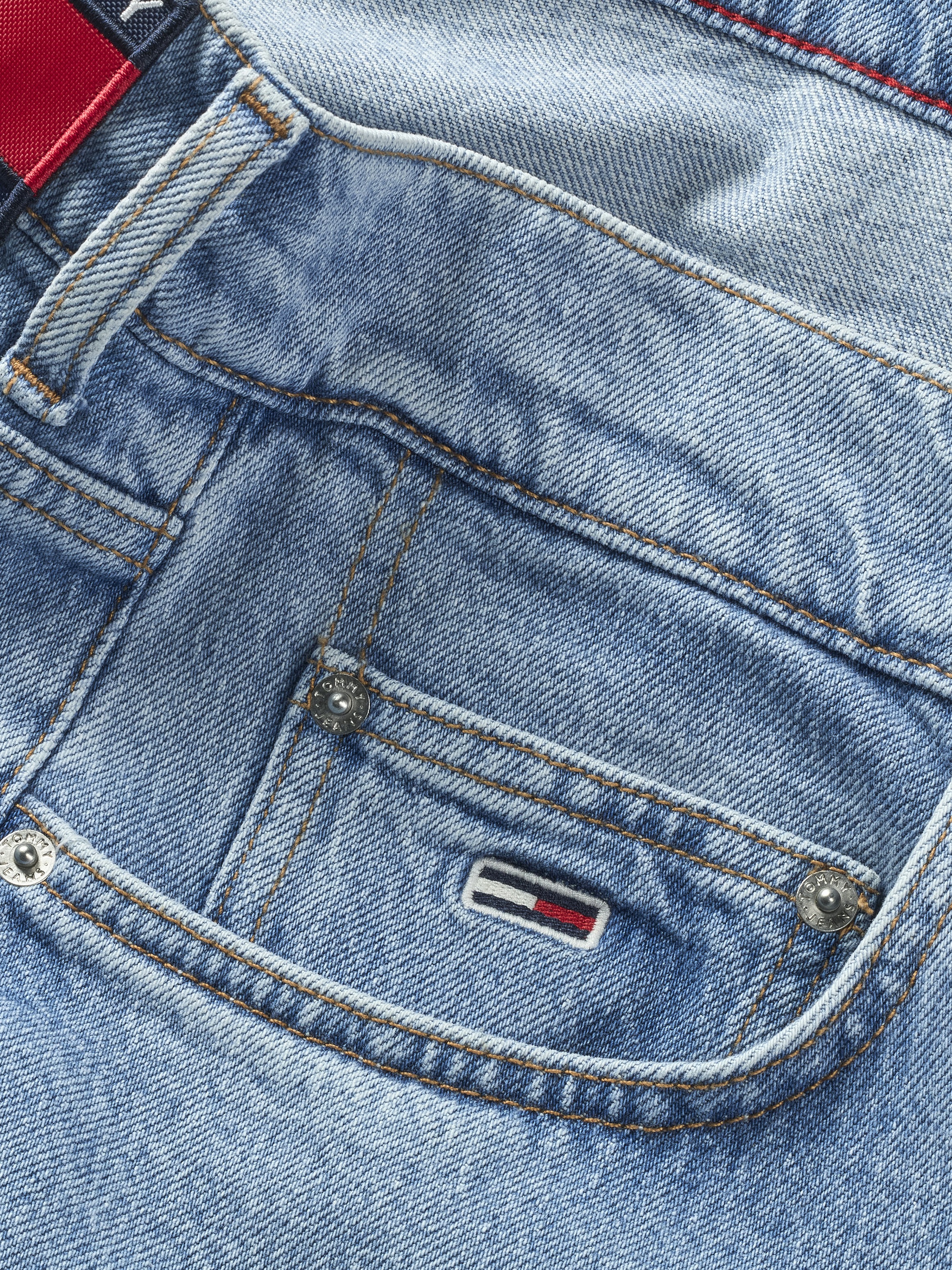 Tommy Jeans Loose-fit-Jeans »Jamie Loose Straight«, in blauer Waschung