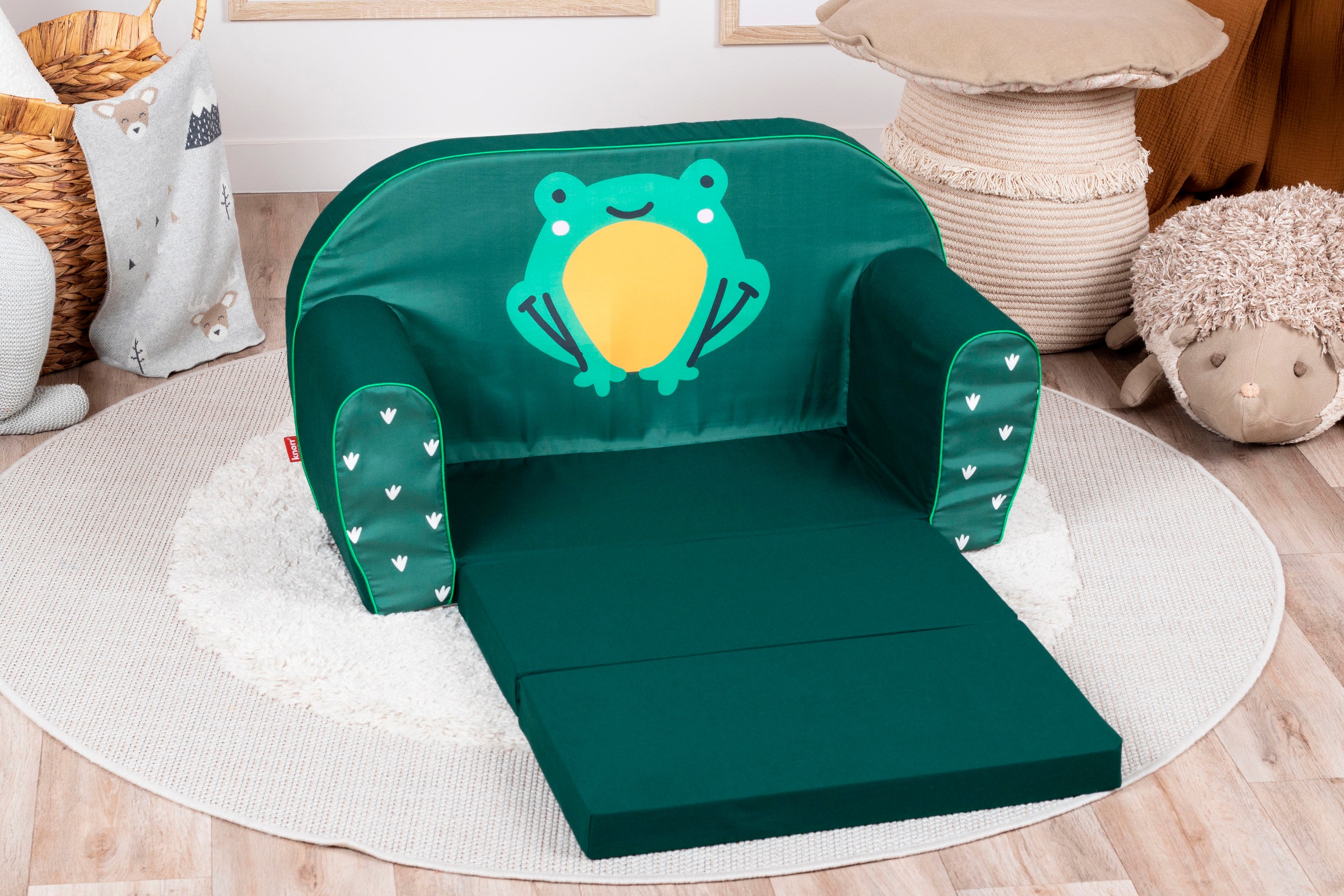 Knorrtoys® Sofa »Green frog«, für Kinder; Made in Europe
