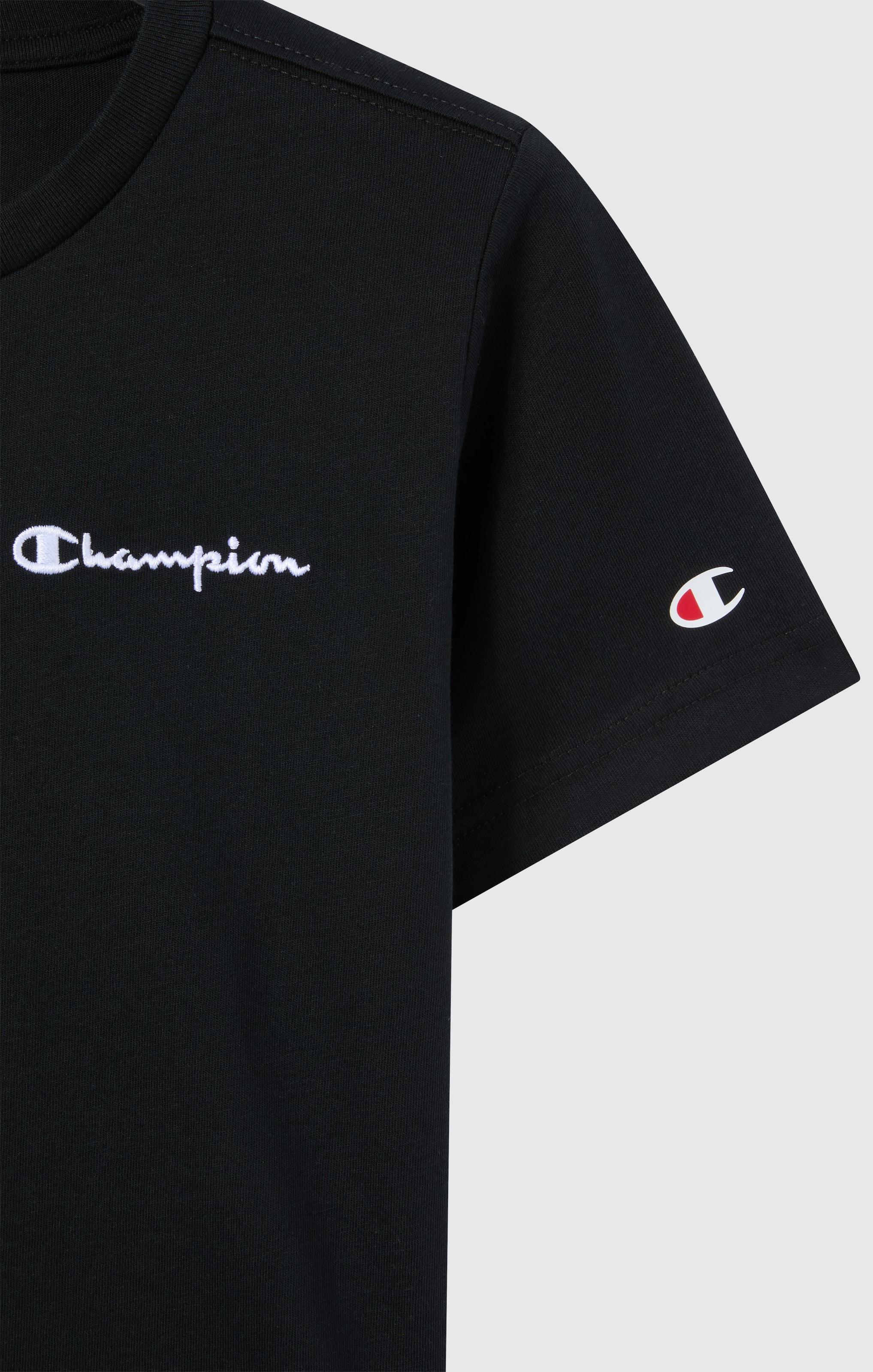 Champion T-Shirt »ICONS CONTRAST Crewneck T-Shirt« mit Rundhalsausschnitt, Kurzarm, aus Baumwolle, klassischer Schnitt