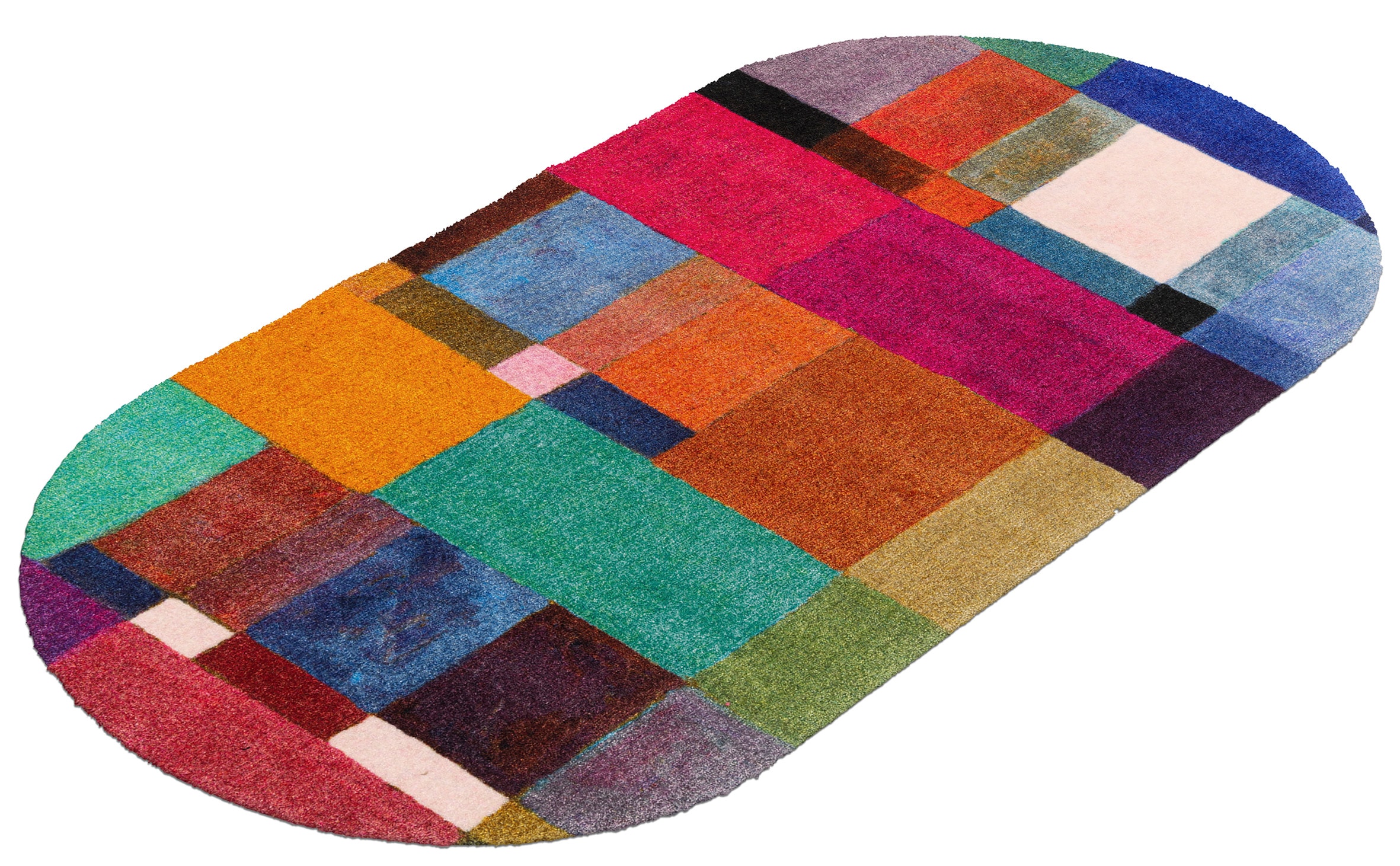 wash+dry by Kleen-Tex Fußmatte »Mosaique«, rechteckig, 9 mm Höhe