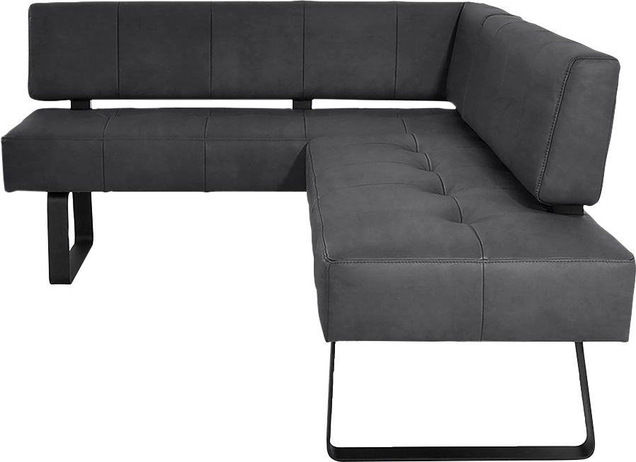 K+W Komfort & Wohnen Eckbank »Spider II«, Sitzsteppung, bequem durch Sandwichbauweise, 2 Stellmaße