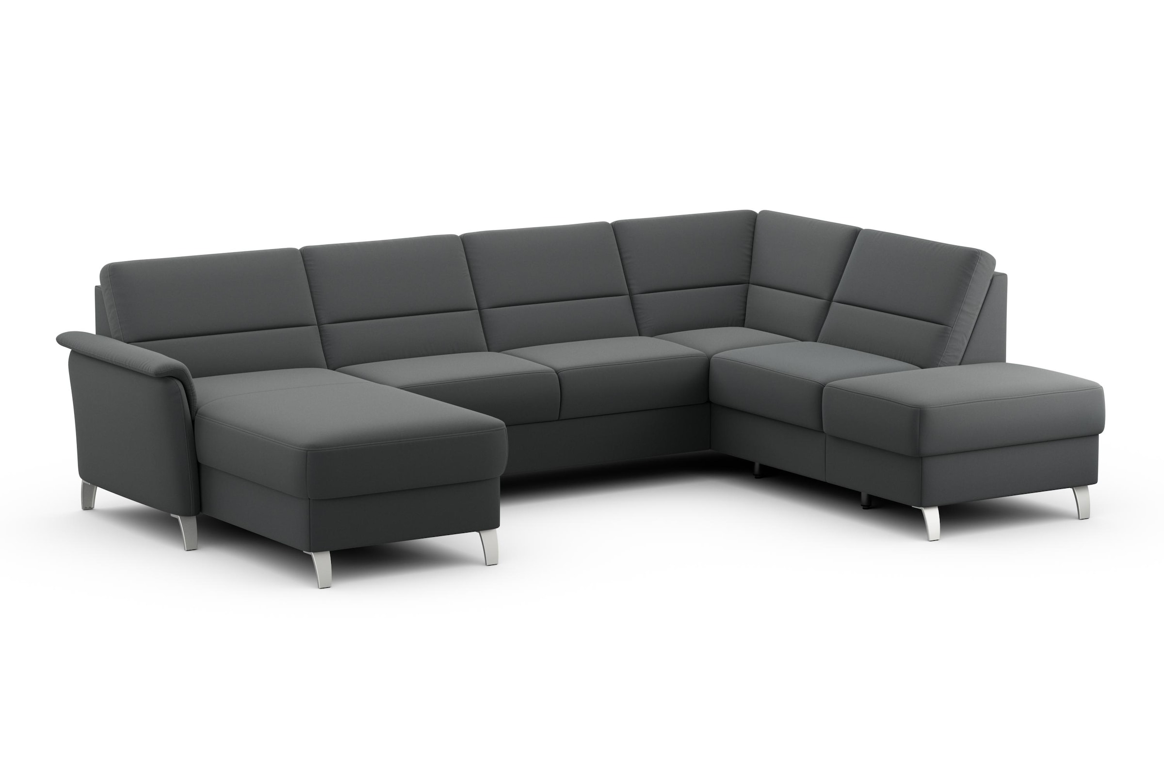 sit&more Wohnlandschaft »Palmera U-Form«, Federkern, wahlweise mit Bettfunktion und mit/ohne Stauraum