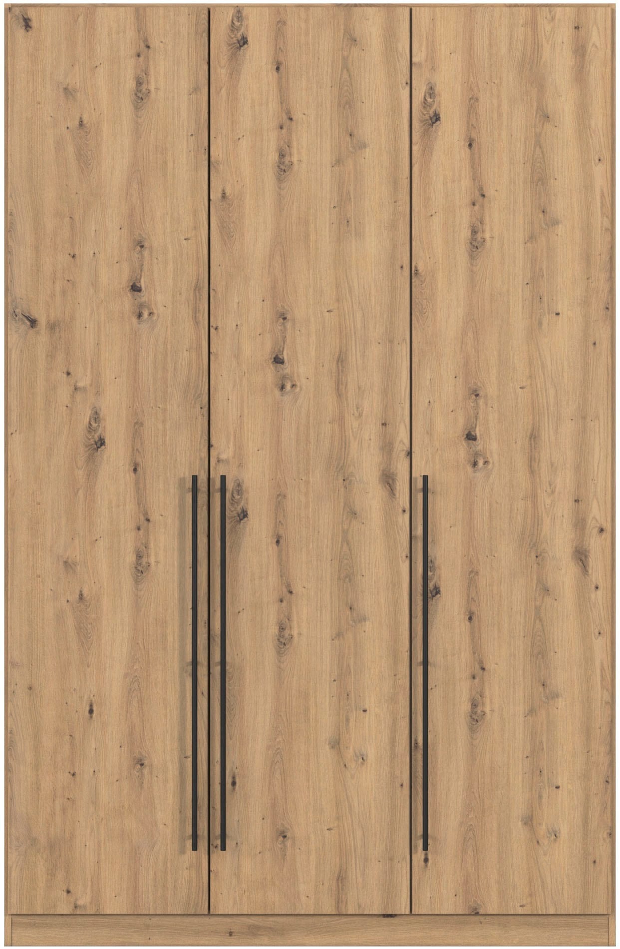 rauch Kleiderschrank »Drehtürenschrank Schrank Garderobe Wäscheschrank Schlafzimmer AVOLA«, (in 3 verschiedenen Ausstattungen BASIC/CLASSIC/PREMIUM), mit hochwertigen Stangengriffen in Schwarz aus Metall MADE IN GERMANY