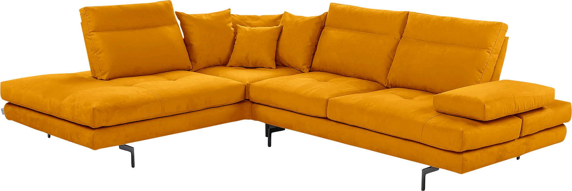CALIA ITALIA Ecksofa »Toby Wing, Komfortsofa mit Sitzkomfort der Extraklass günstig online kaufen