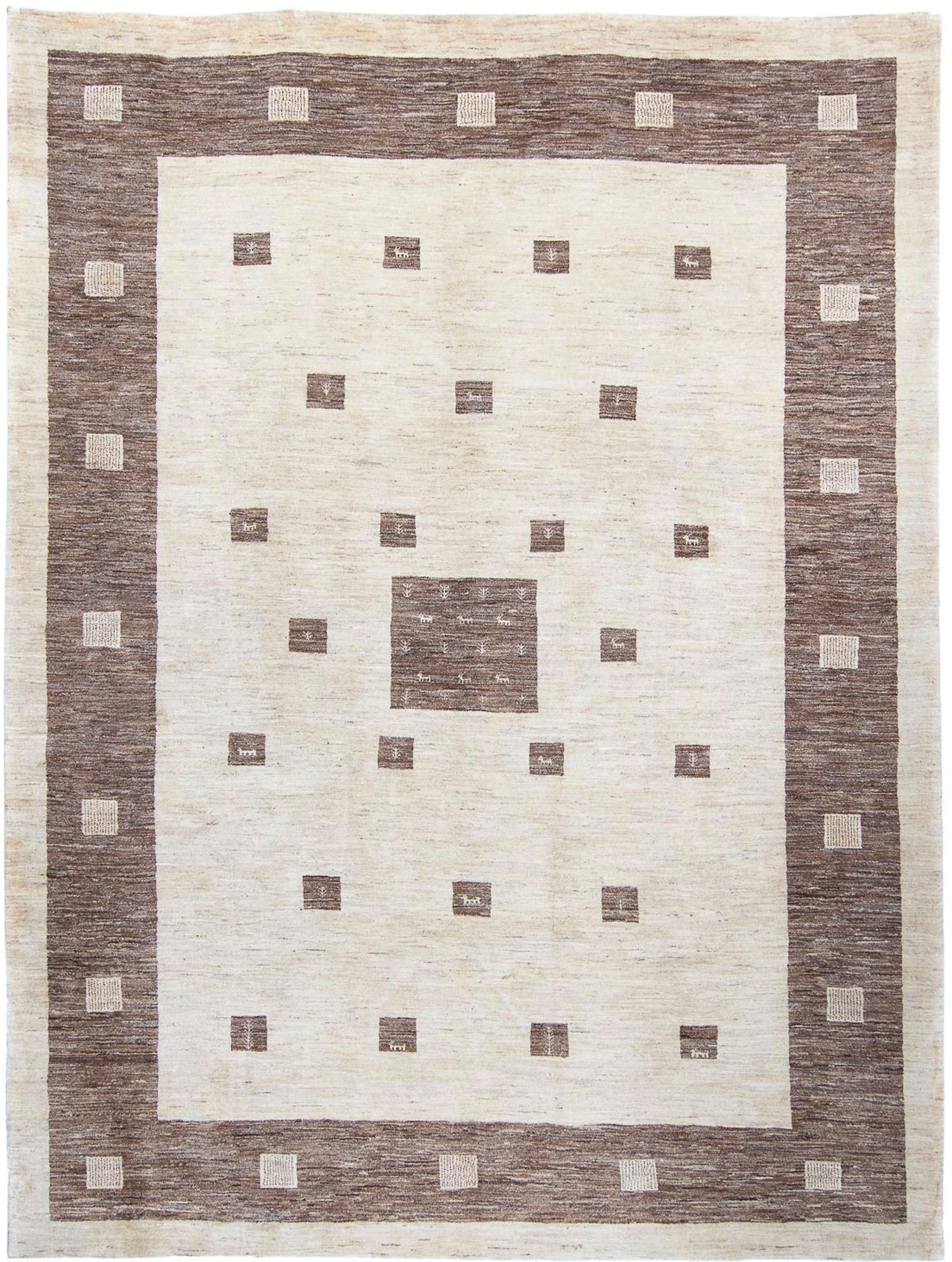 morgenland Wollteppich »Gabbeh - Loribaft Perser - 340 x 250 cm - beige«, r günstig online kaufen