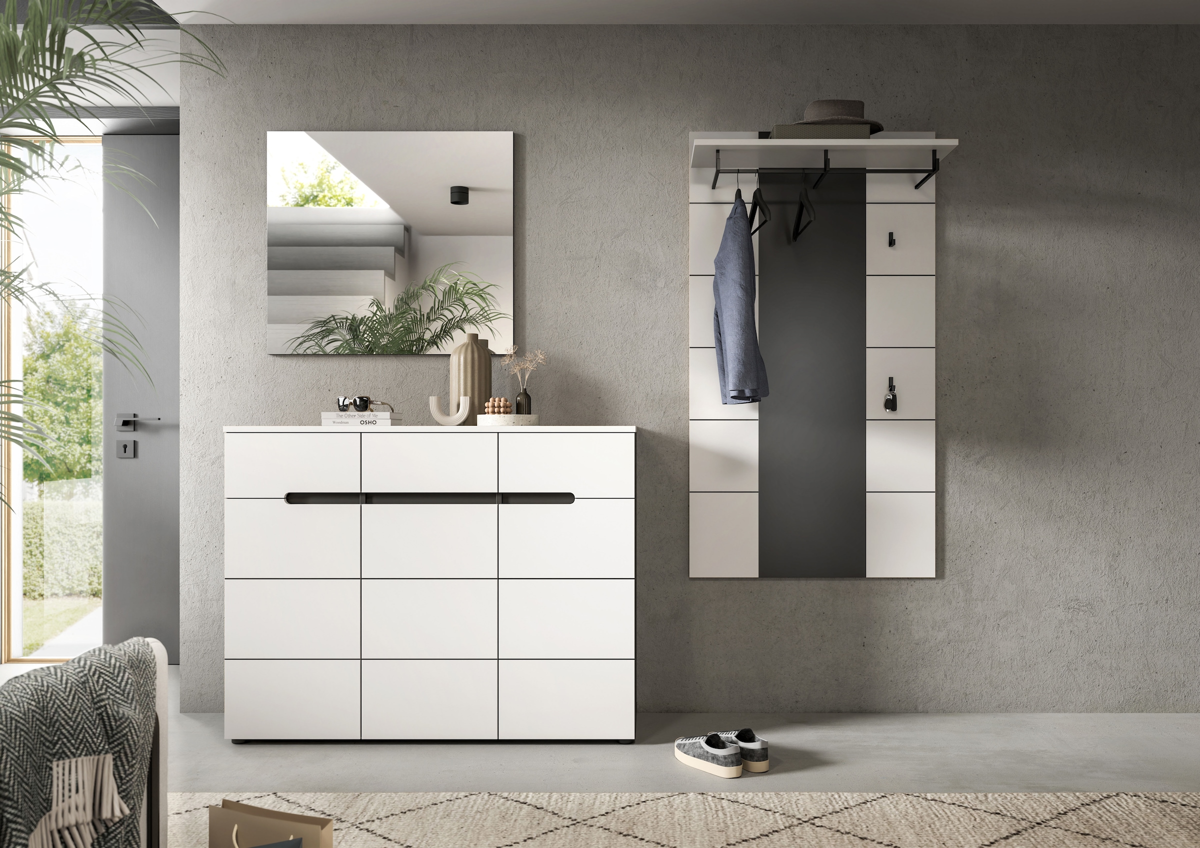 INOSIGN Garderoben-Set »REHAT, TOPSELLER!, 3-teilig, Breite 215 cm, individ günstig online kaufen