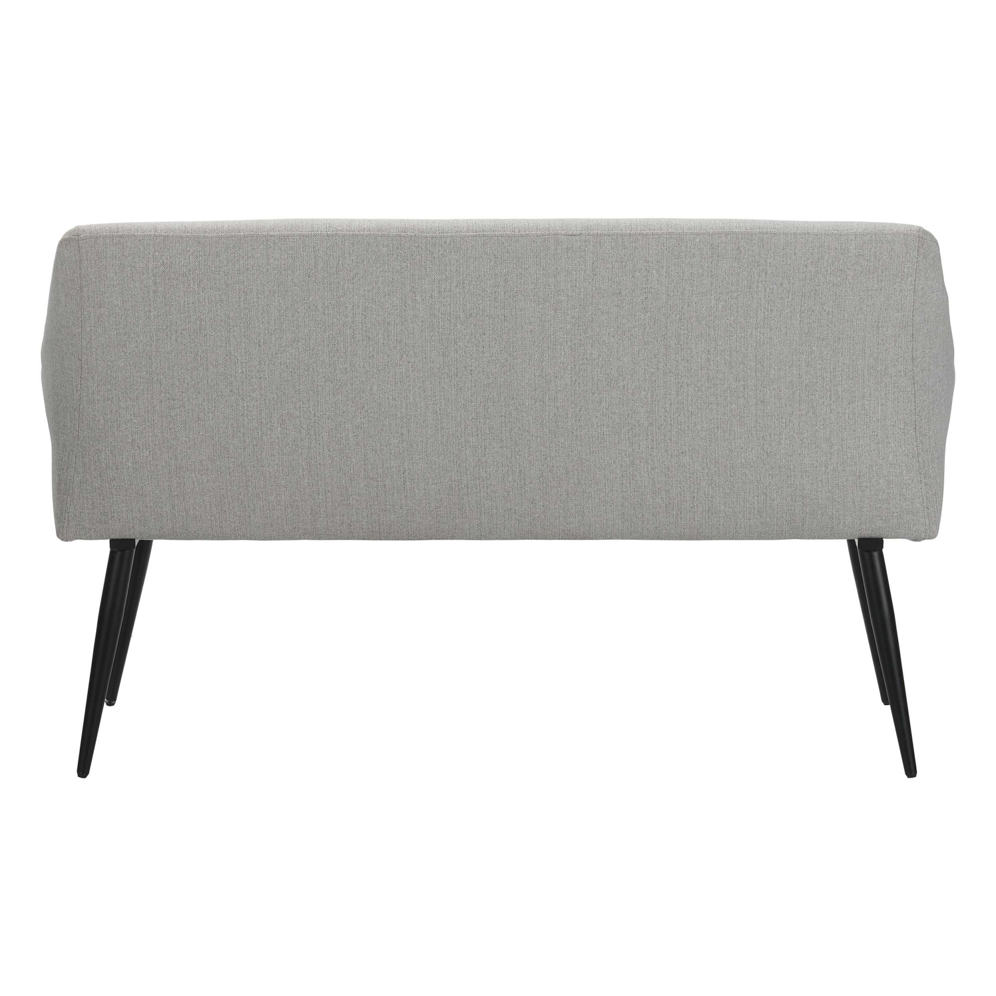 OTTO home Essbank »Darragh« schwarze Metallbeine, pflegeleichter Webstoff Bezug, Breite 140 cm