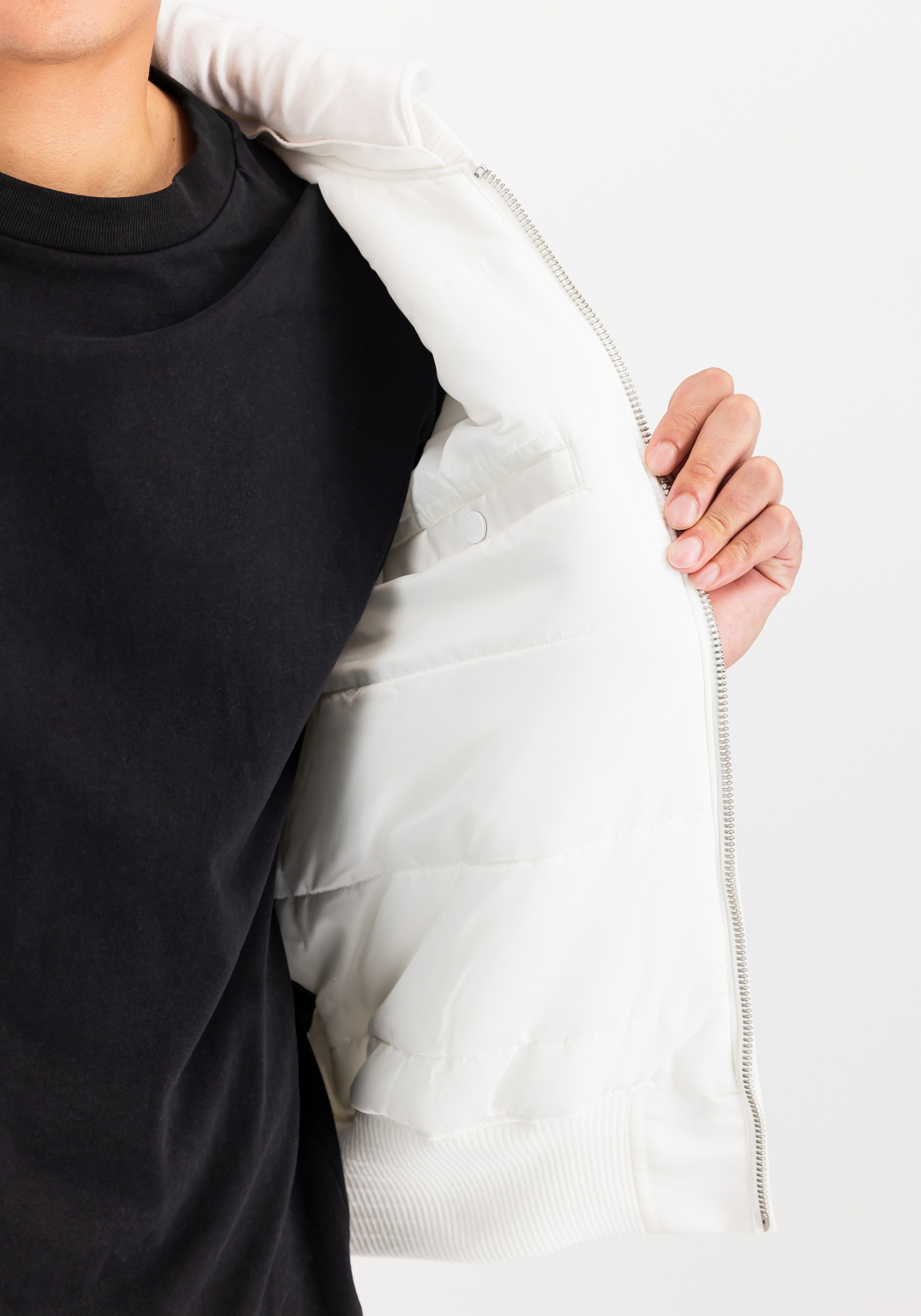 Alpha Industries Bomberjacke »MA-1 Zip Hood Backprint«
