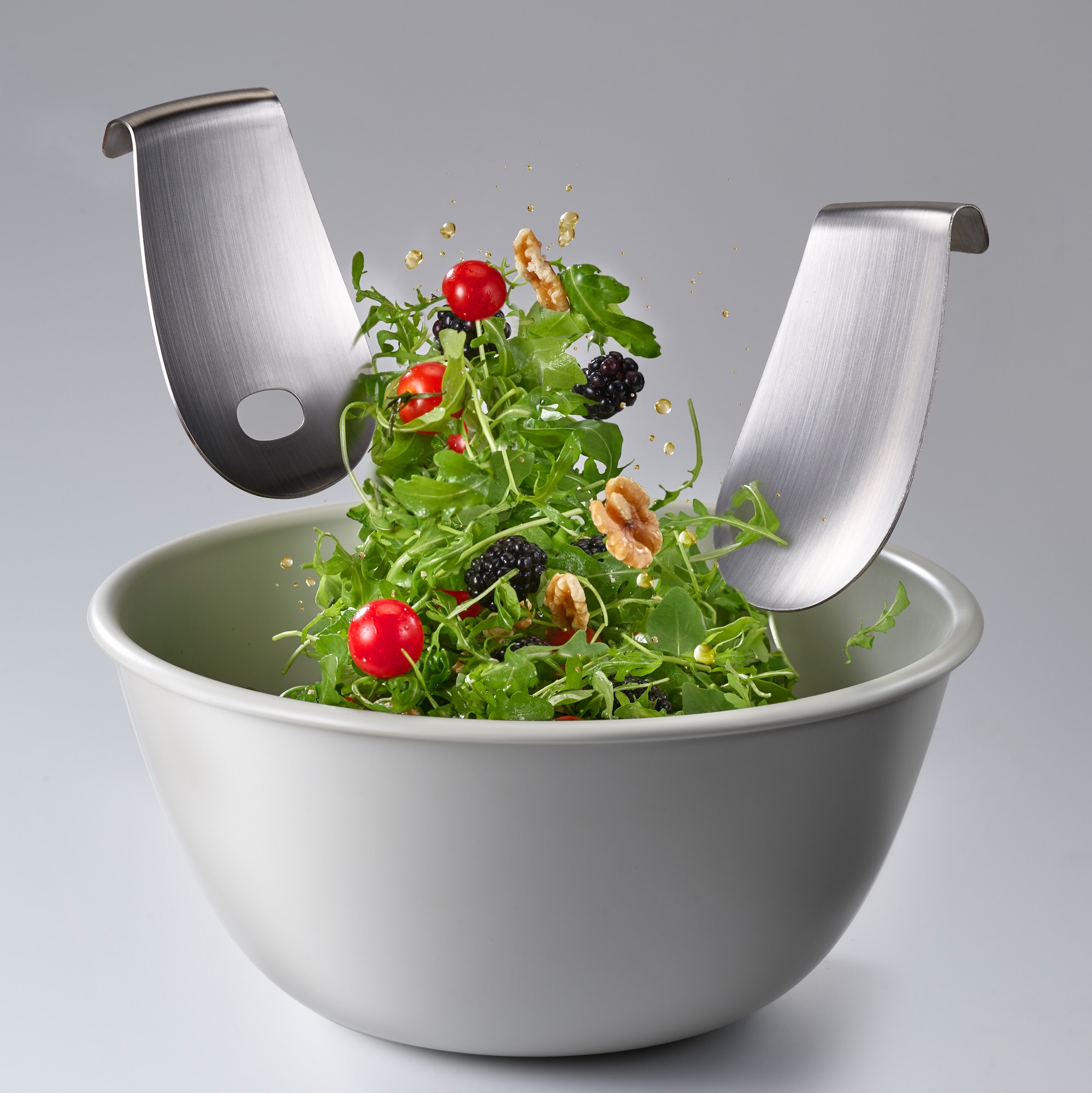 Joseph Joseph Salatschüssel »Uno«, aus Edelstahl, mit  Edelstahl-Salatbesteck, Ø 30 cm online kaufen