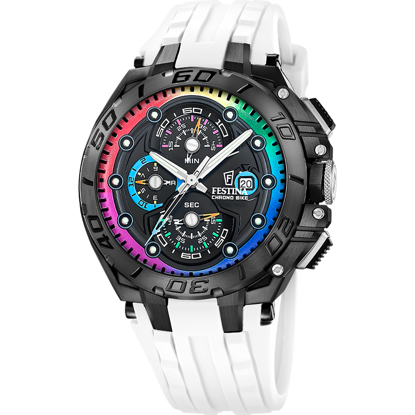 Festina Chronograph »Chrono Bike Limited Edition« Quarzuhr, Armbanduhr, Herrenuhr, Edelstahlarmband