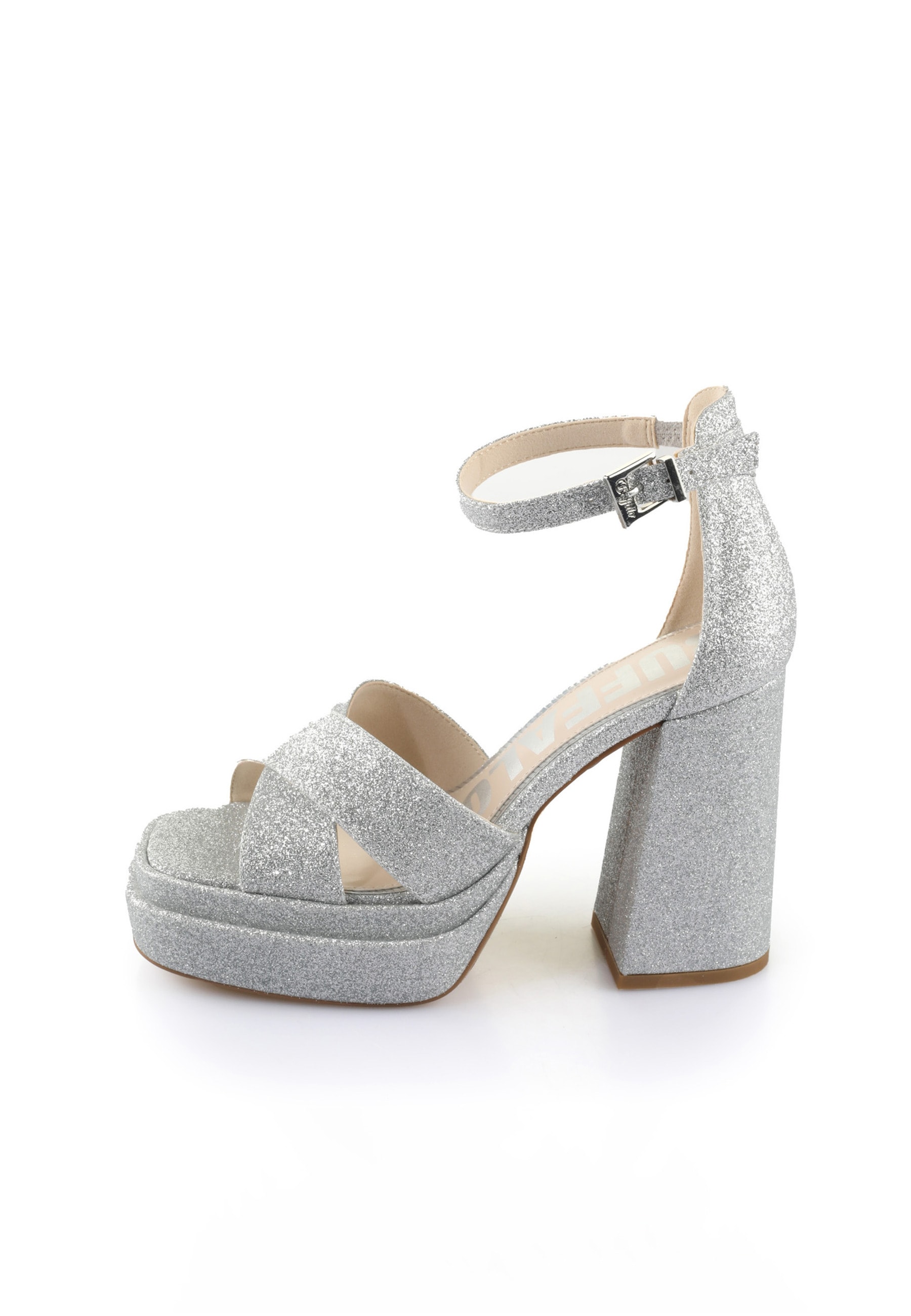 Buffalo High-Heel-Pumps »Buffalo Cross -Vegan Glitter«