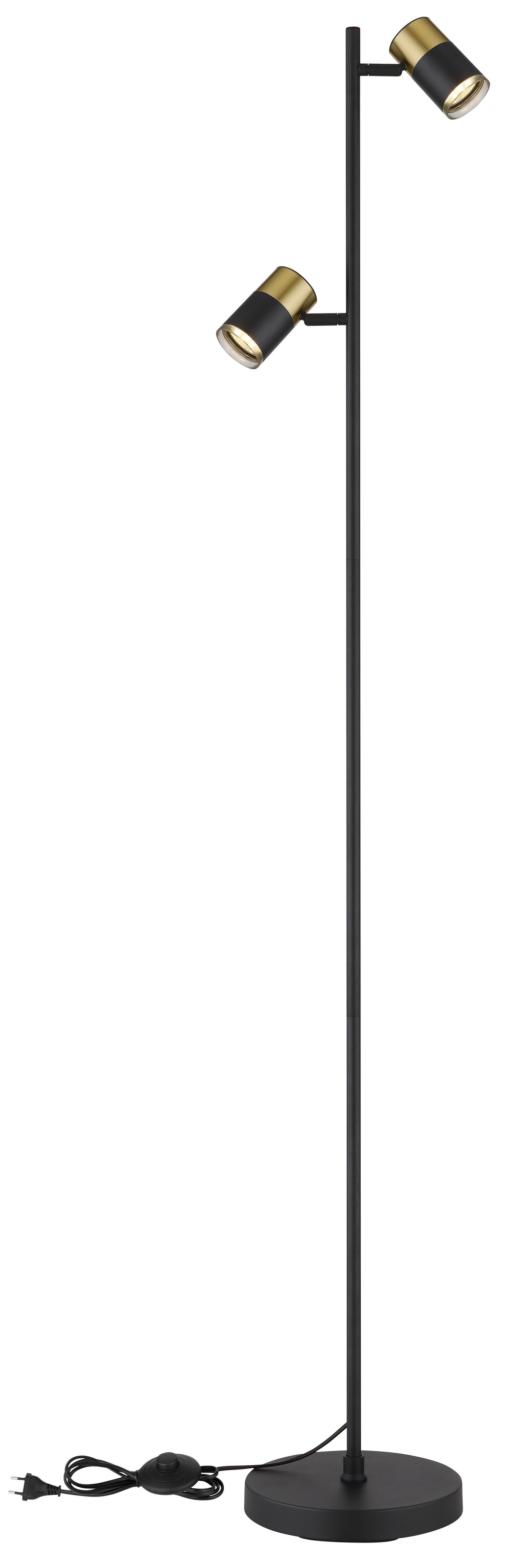 GLOBO LIGHTING Stehlampe »BRISBON«, Leuchtmittel GU10   ohne Leuchtmittel, günstig online kaufen