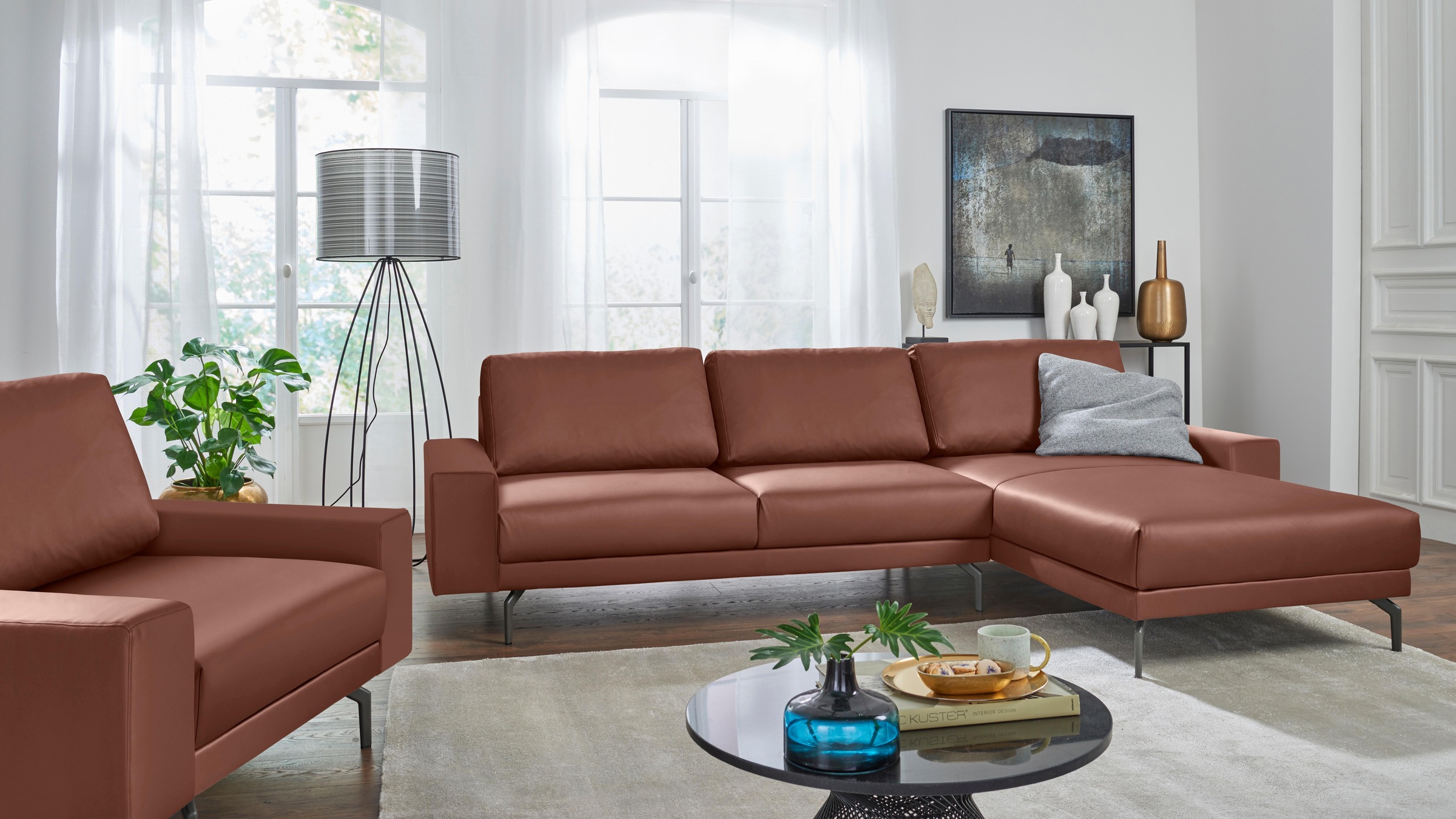 Creation BY ROLF BENZ Ecksofa »CR.450, Designecksofa, L-Form«, Armlehne bre günstig online kaufen