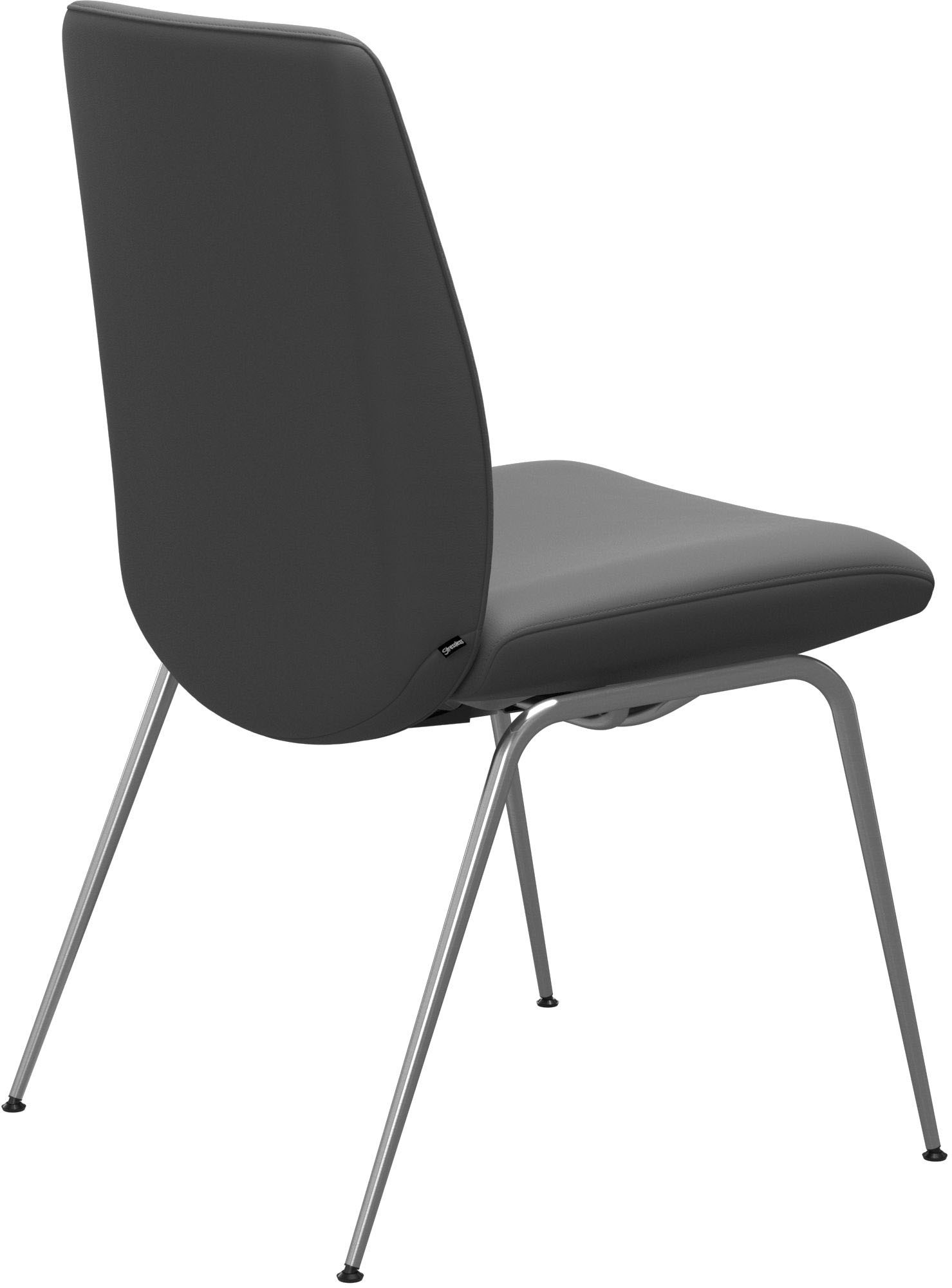 Stressless® Polsterstuhl »Laurel«, Leder BATICK, Low Back, Größe L, mit Beinen aus Stahl in Schwarz matt