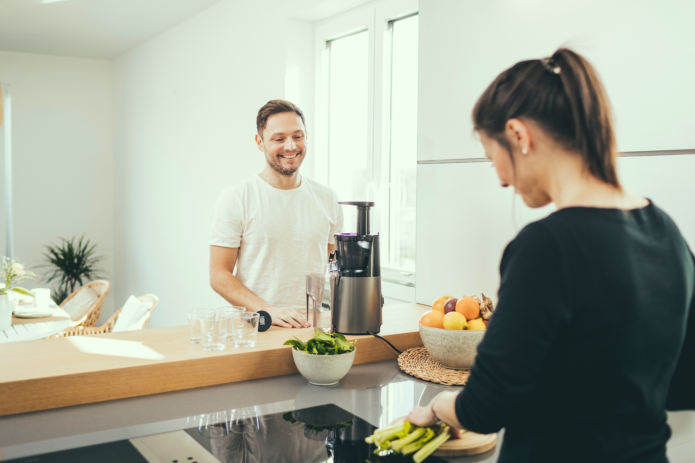 Severin Slow Juicer »ES 3571« 150 W für Säfte, Sorbets, Marmelade uvm., mit Easy-Clean Konzept